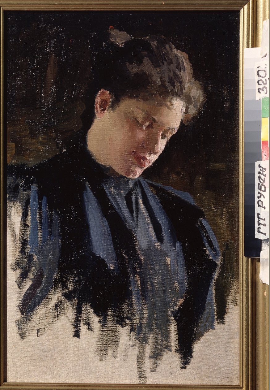 Porträt der Künstlerin Olga Ludvigovna Della-Vos-Kardovskaya von Dmitri Nikolayevich Kardovsky
