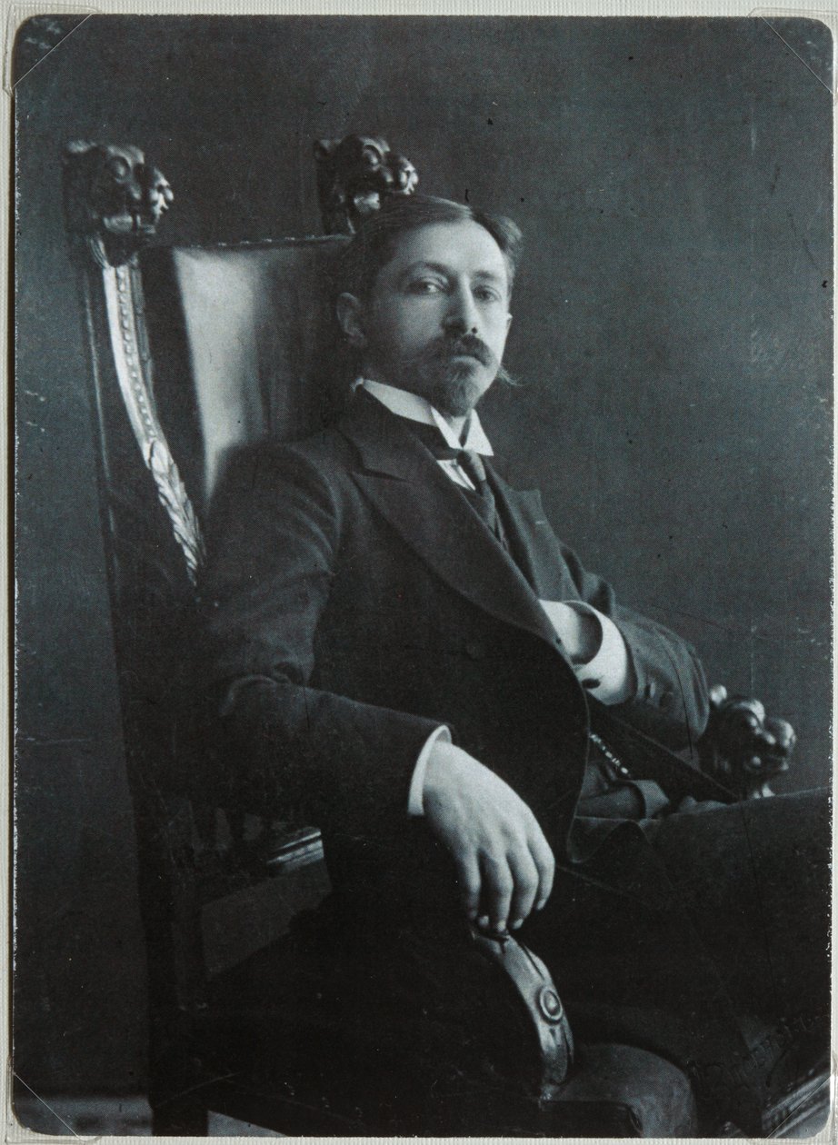 Porträt des Autors Iwan A. Bunin 1870-1953, 1909 von Dmitri Spiridonovich Zdobnov