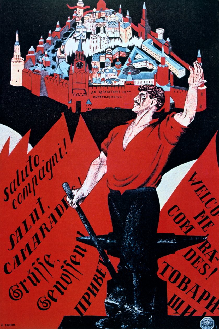 Es lebe die Jugendinternationale, 1921 von Dmitriy Stakhievich Moor