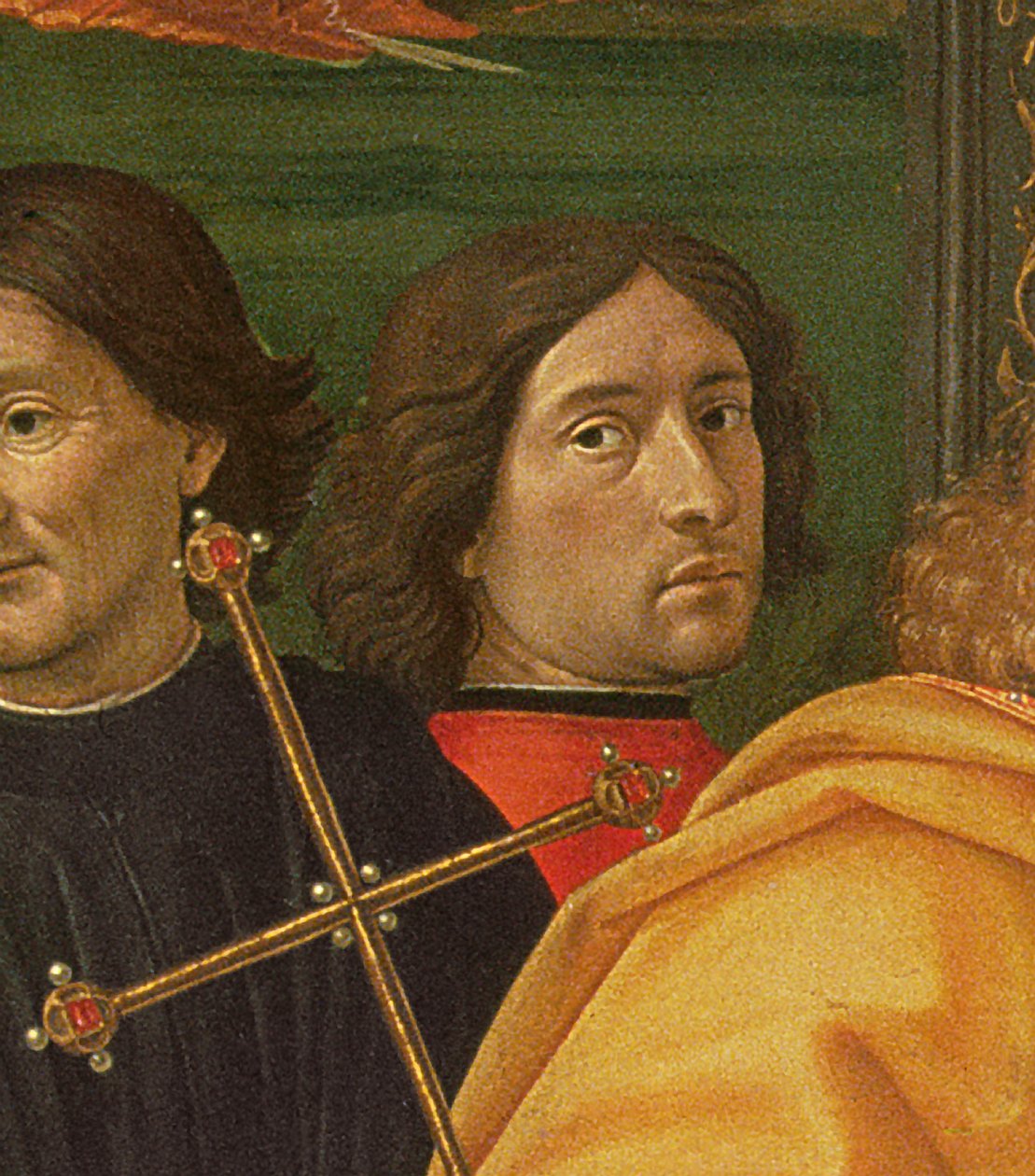 Ghirlandaio aus Die Anbetung der Könige, 1488 von Domenico Ghirlandaio