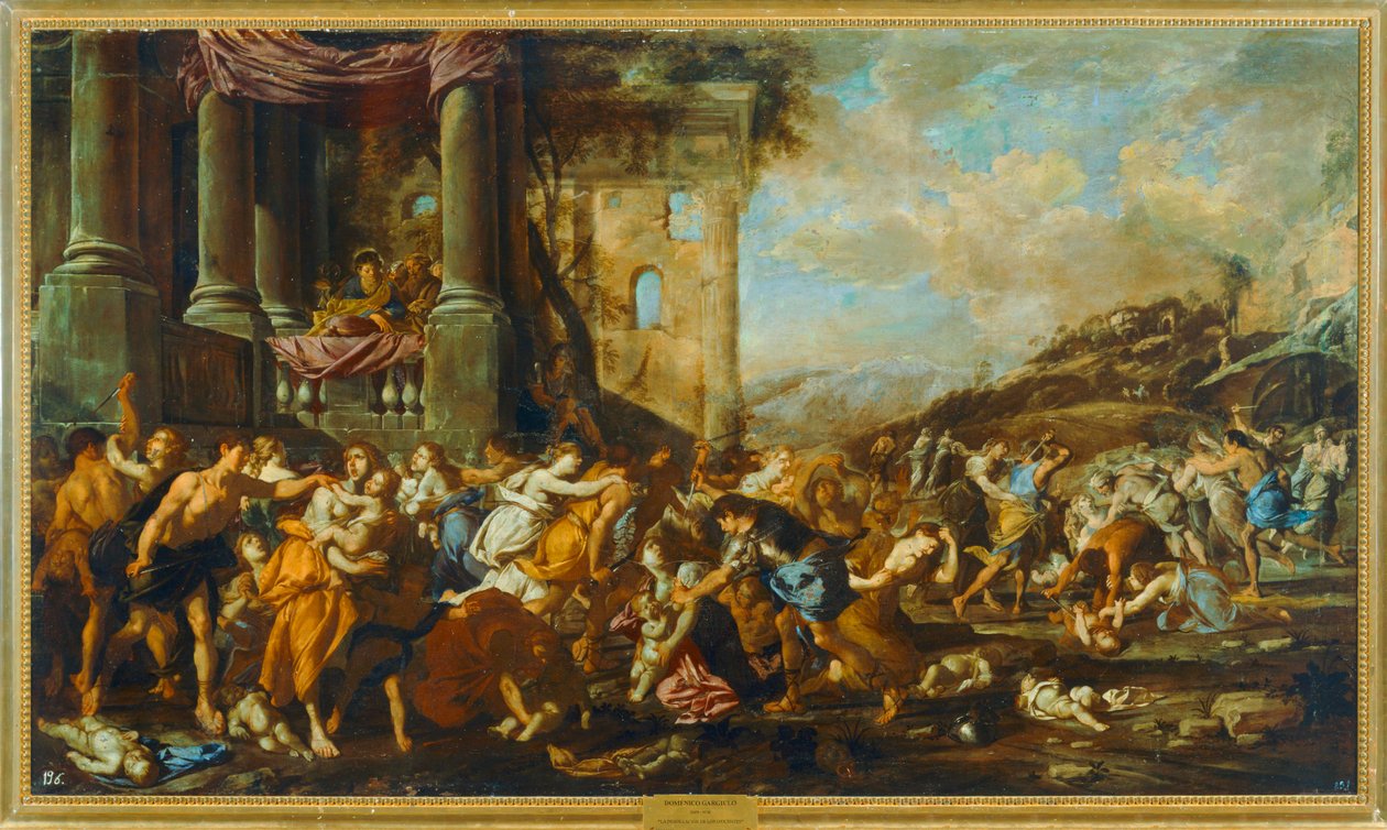 Das Massaker der Unschuldigen von Domenico (1612-75) Gargiulo