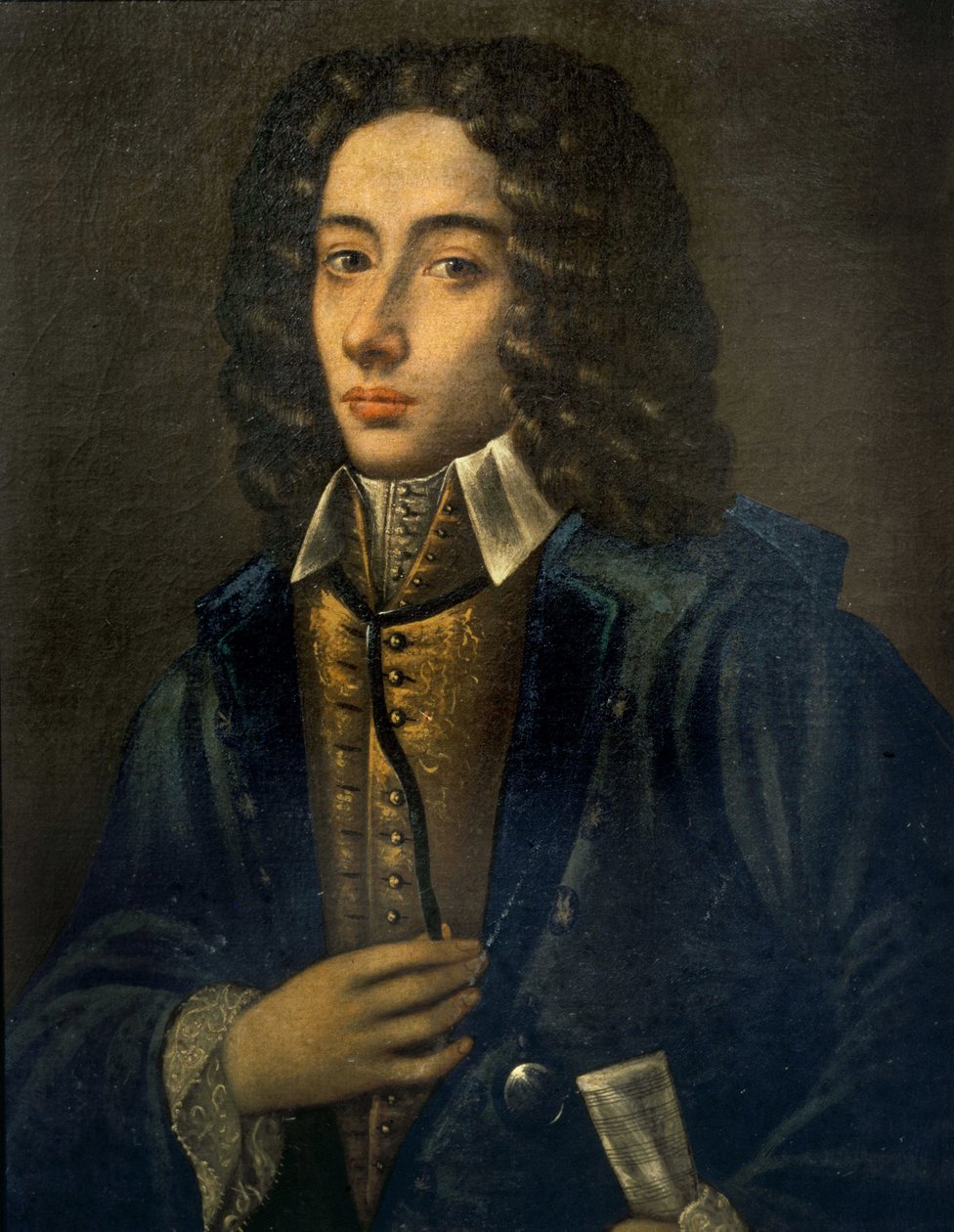 Porträt von Giovanni Battista Pergolesi. Öl auf Holz von Domenico Antonio Vaccaro. Konservatorium von Neapel von Domenico Antonio Vaccaro