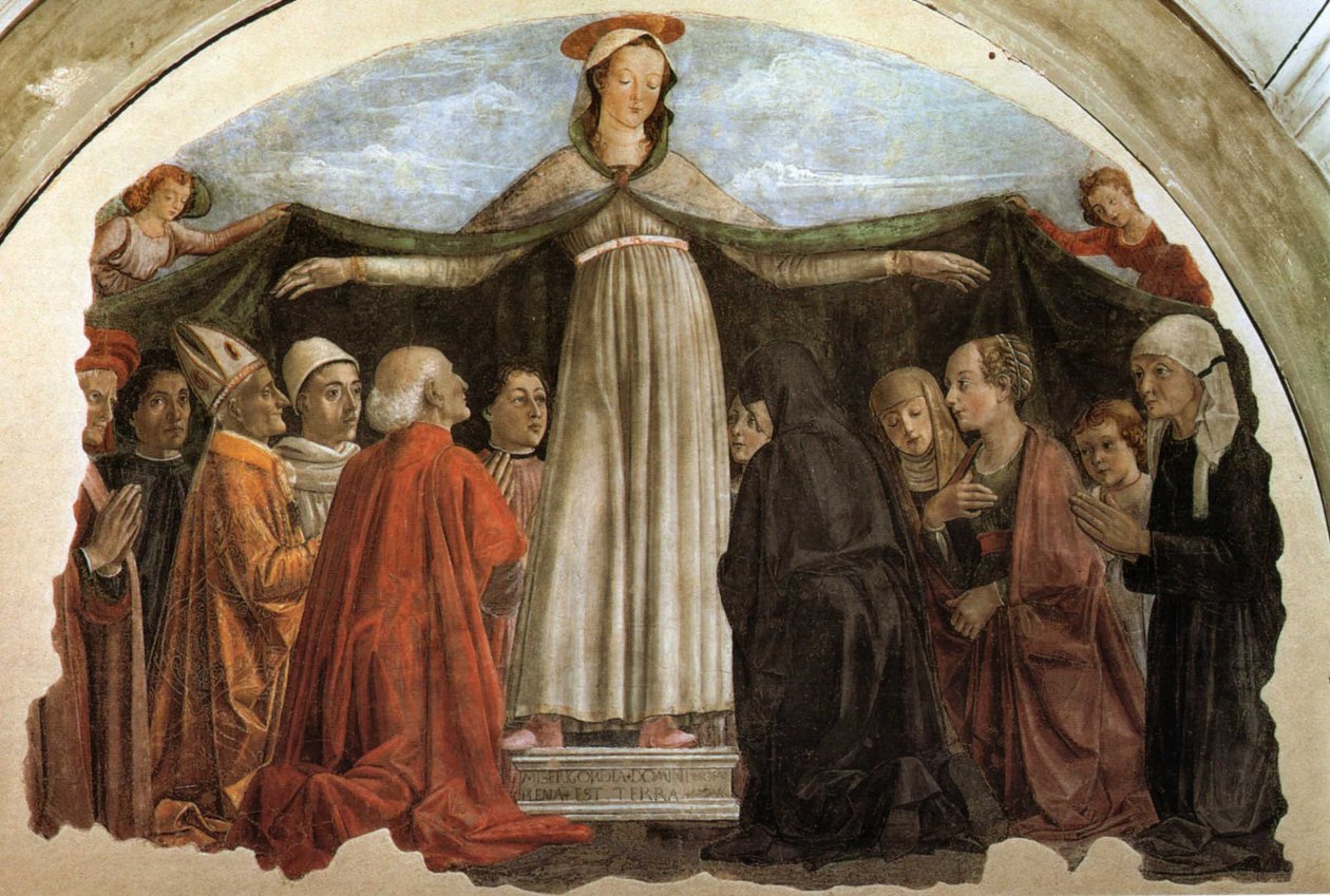 Madonna der Barmherzigkeit und Klage und Pieta von Domenico Ghirlandaio
