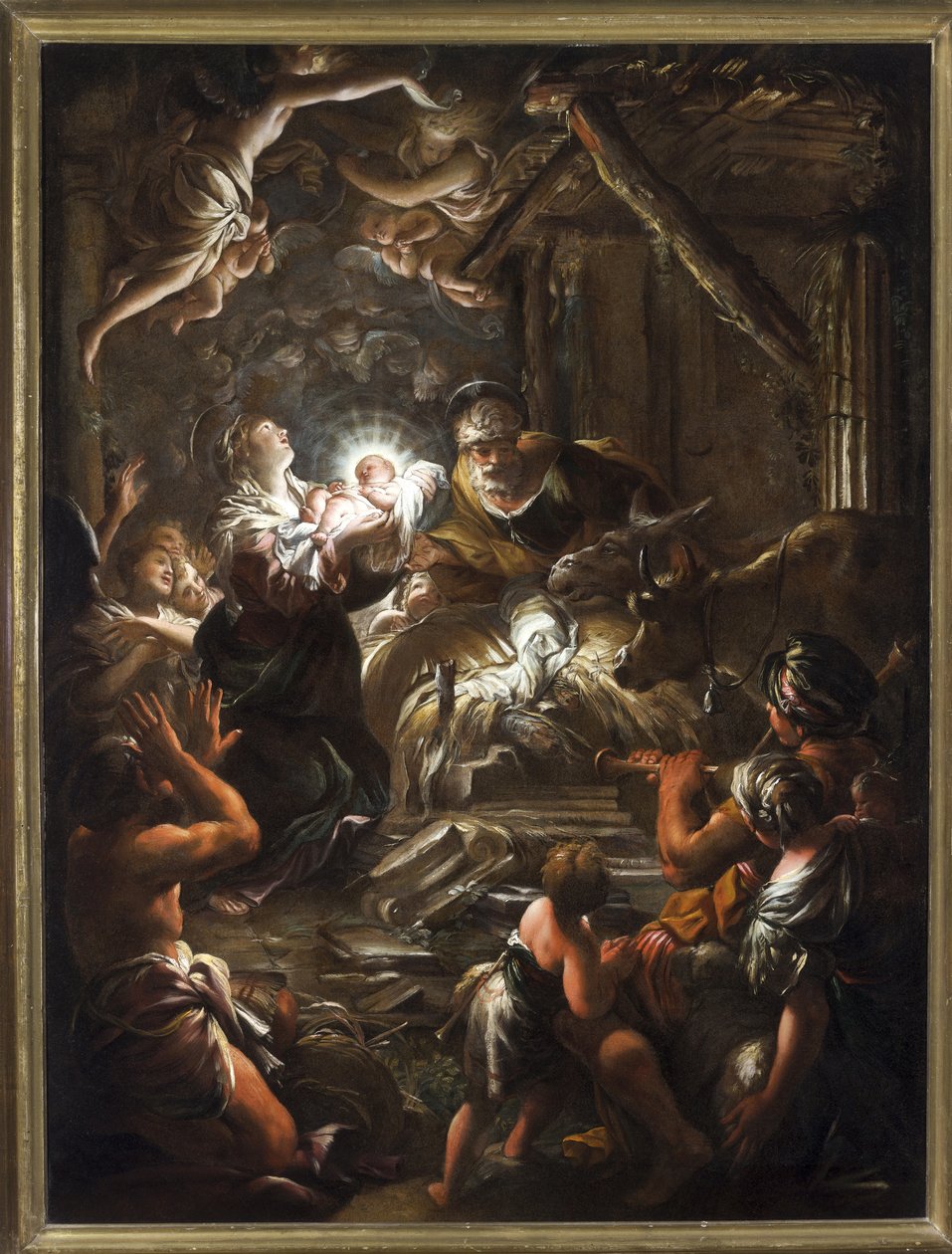 Geburt Christi von Domenico I Piola