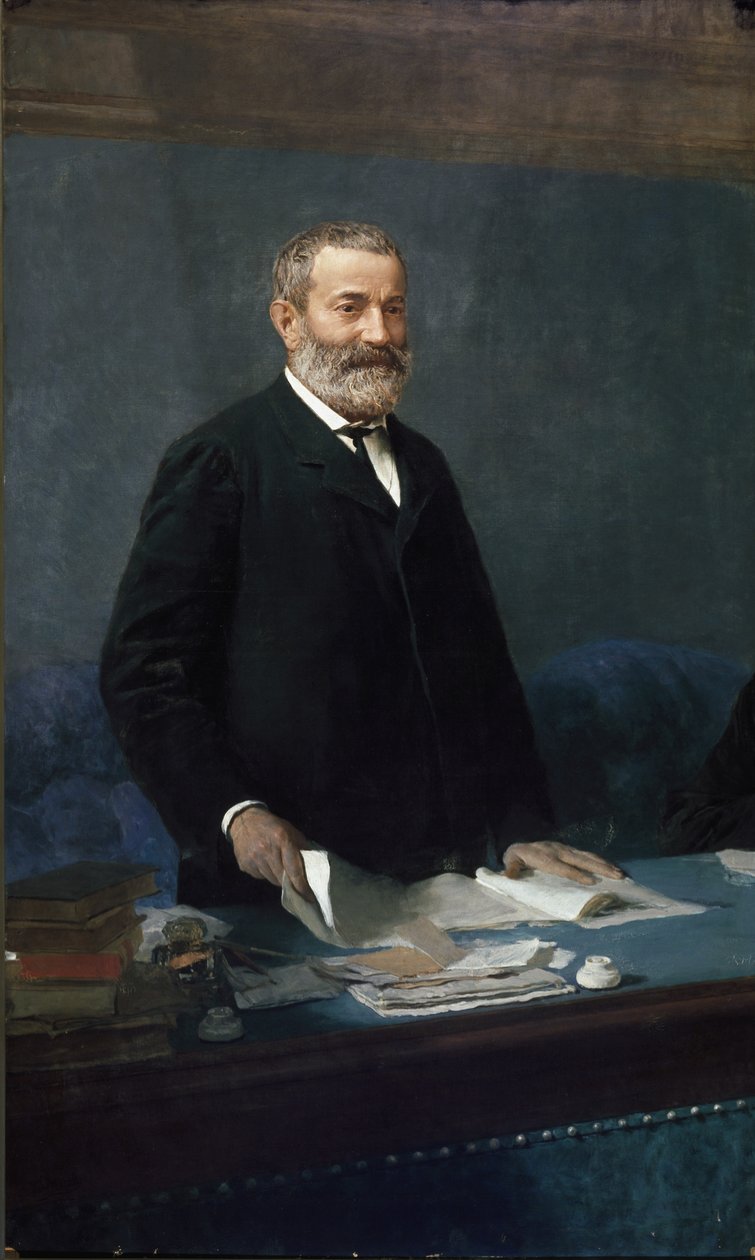 Porträt von Quintino Sella von Domenico Morelli