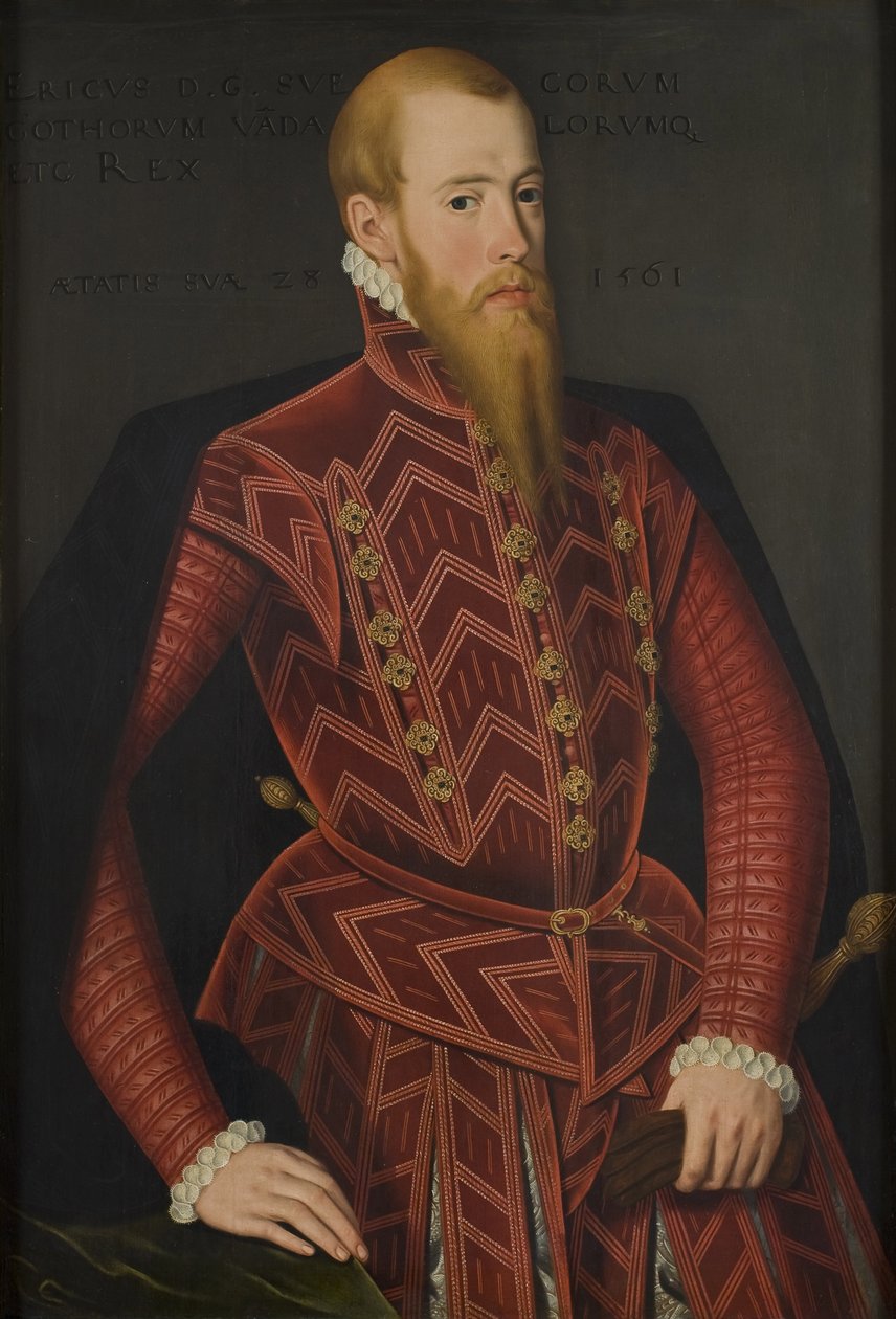 König Erik XIV. von Schweden (1533-1577) von Domenicus Verwilt