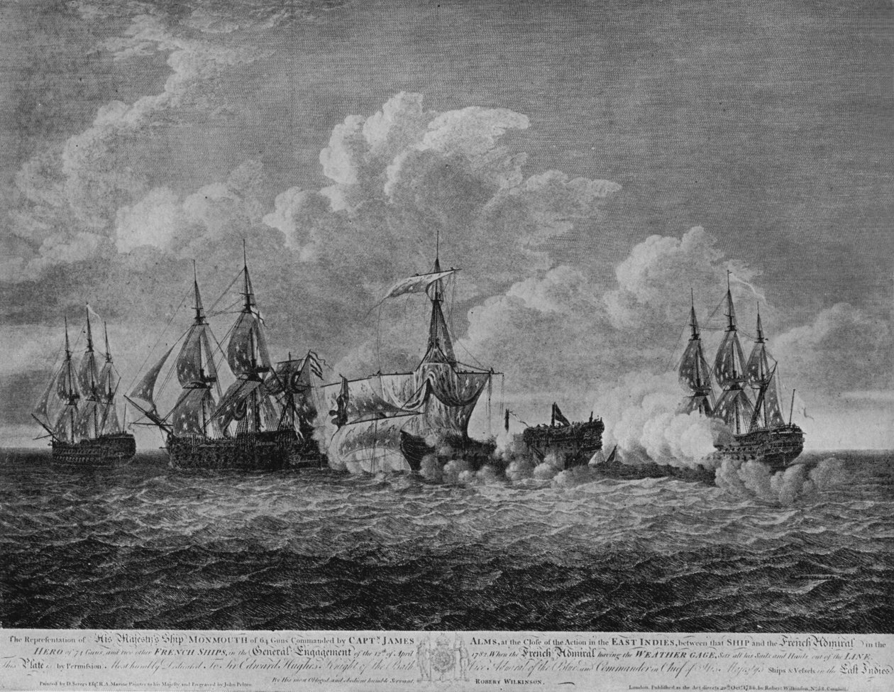 Schlacht von Providien, ca. 1786 von Dominic Serres