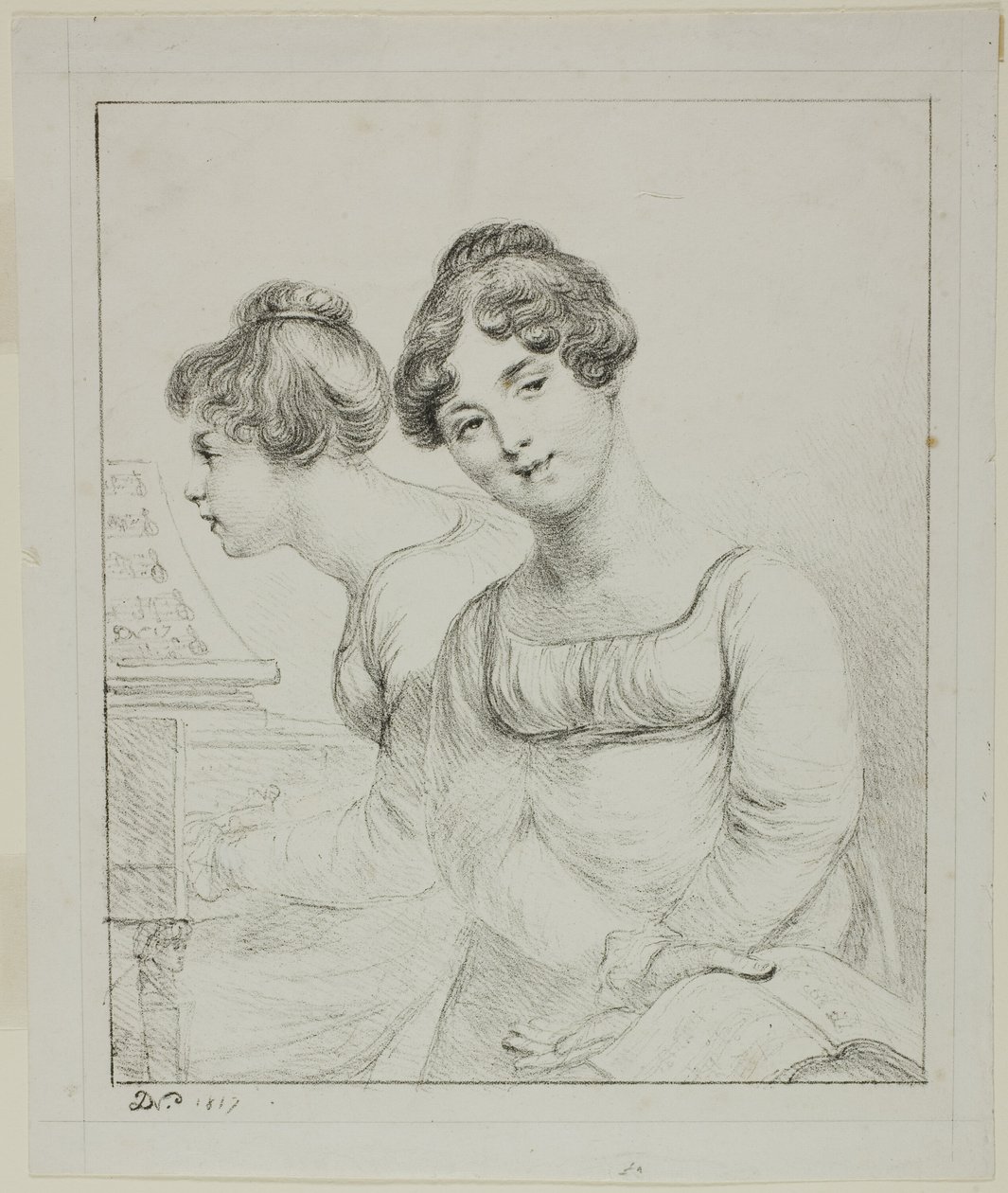 Madame Lavallée und Madame de Valory von Dominique Vivant Denon