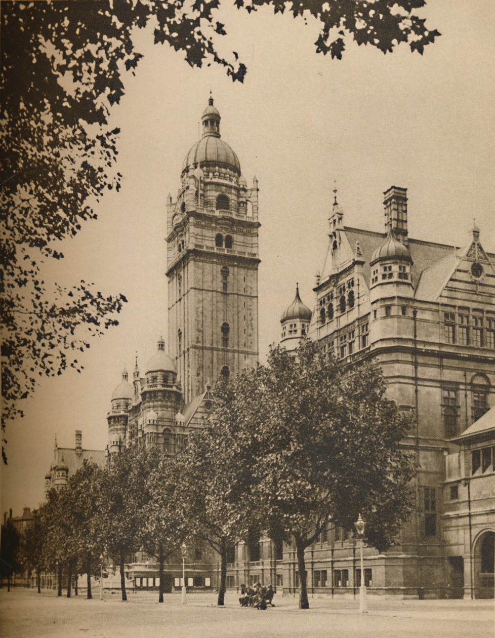 Wo die Universität London Quartiere mit dem Imperial Institute teilt, ca. 1935 von Donald McLeish
