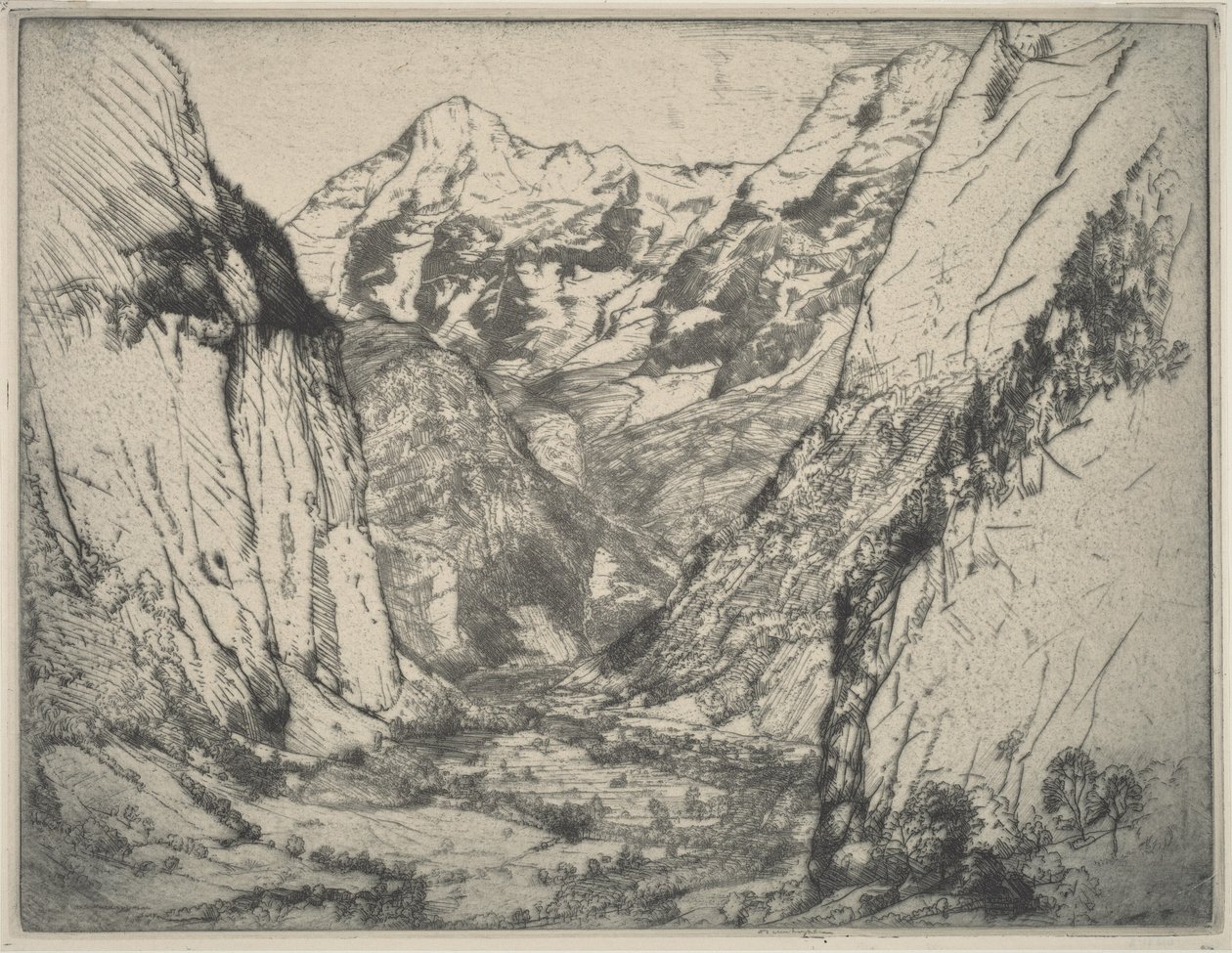 Lauterbrunnen von Donald Shaw MacLaughlan