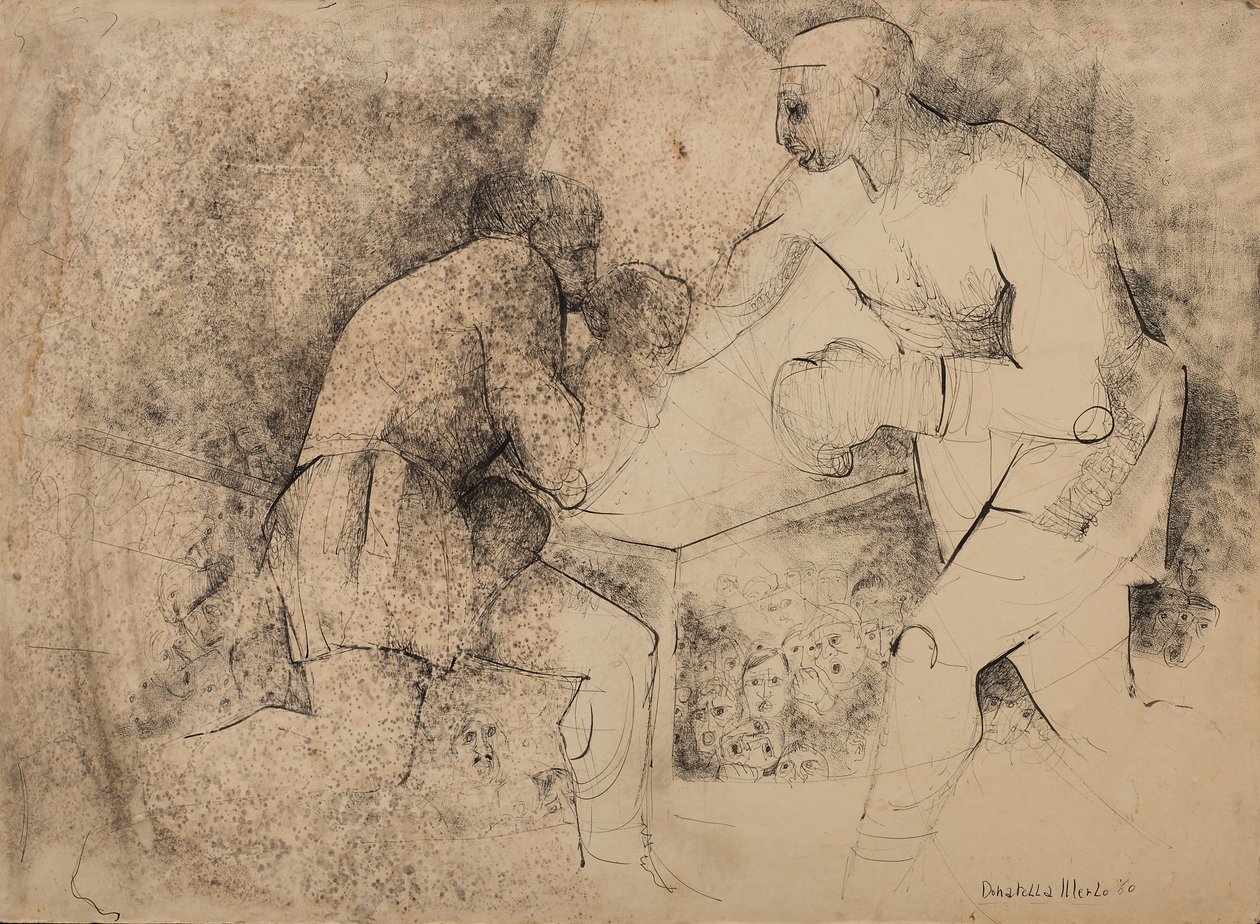 Boxkampf von Donatella Merlo