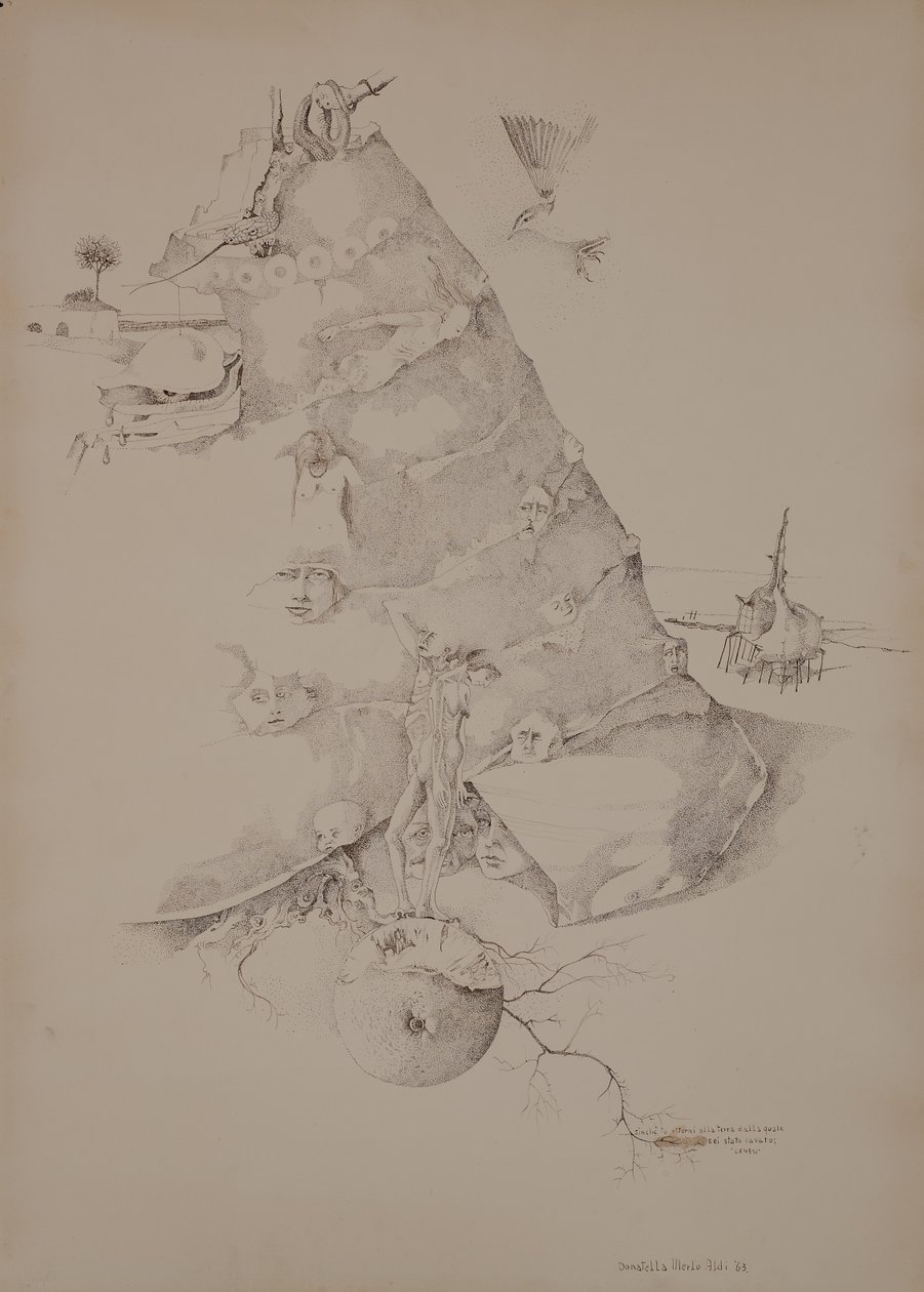 Bis du zum Boden zurückkehrst, denn daraus wurdest du genommen, Genesis von Donatella Merlo
