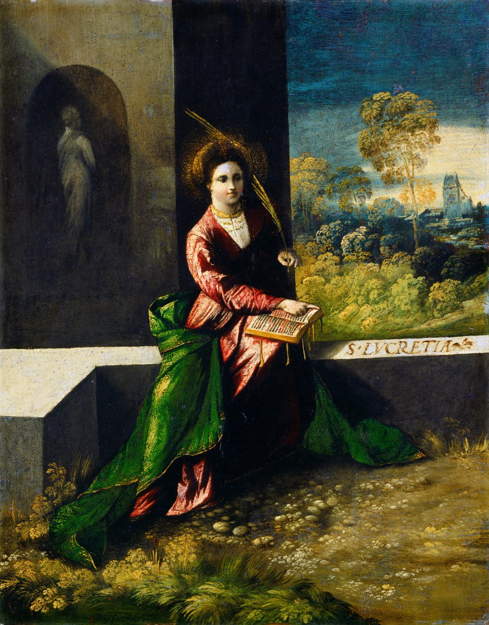 Heilige Lucretia, um 1520 von Dosso Dossi
