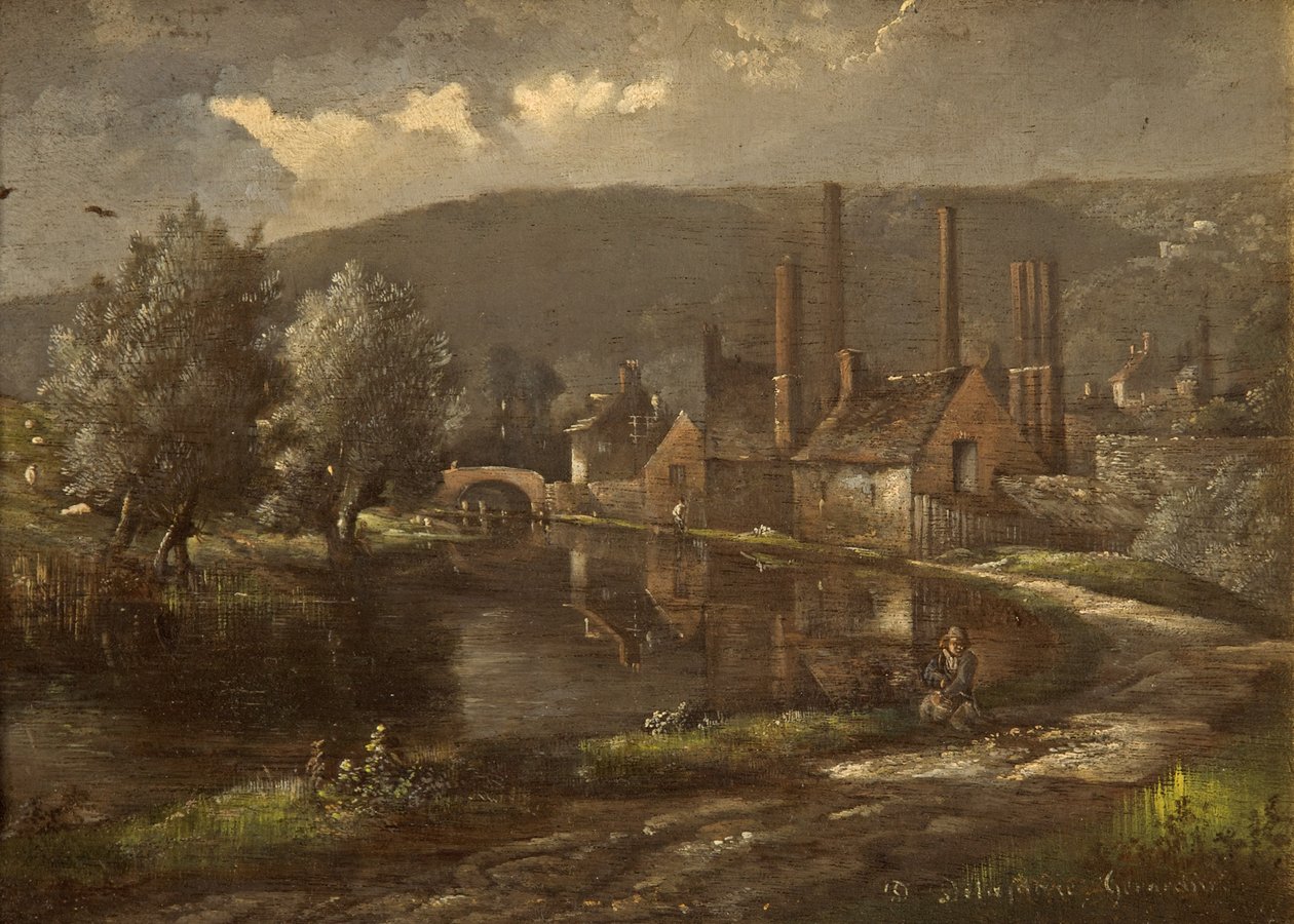 Partridge Dye House, Bowbridge, Stroud, Gloucestershire von Désiré Delaplace Gérardin