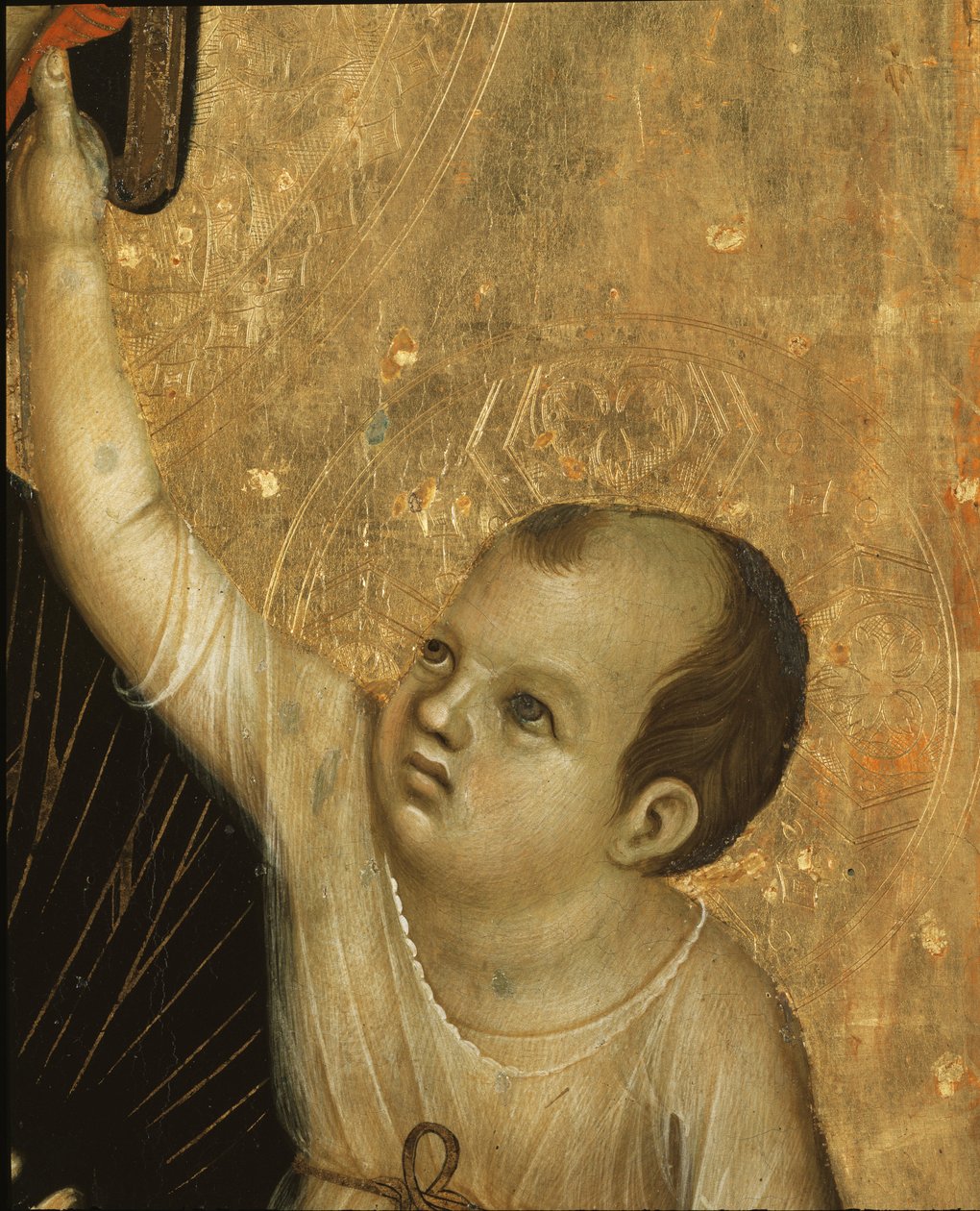 Crevole Madonna (Detail) von Duccio di Buoninsegna