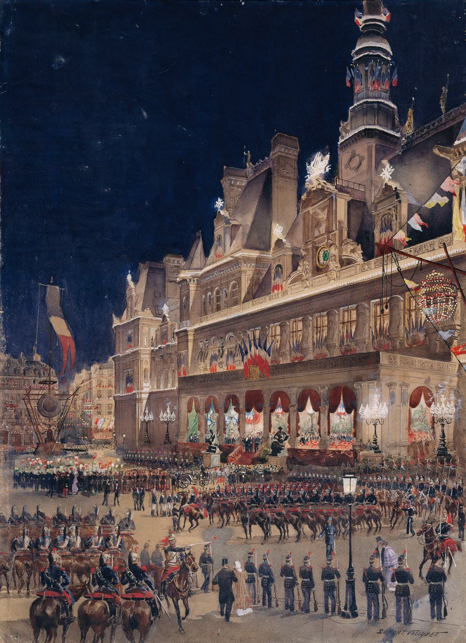 Empfang des russischen Admirals Avellan im Rathaus am 19. Oktober von Dumont Valiquet Dumont Valiquet