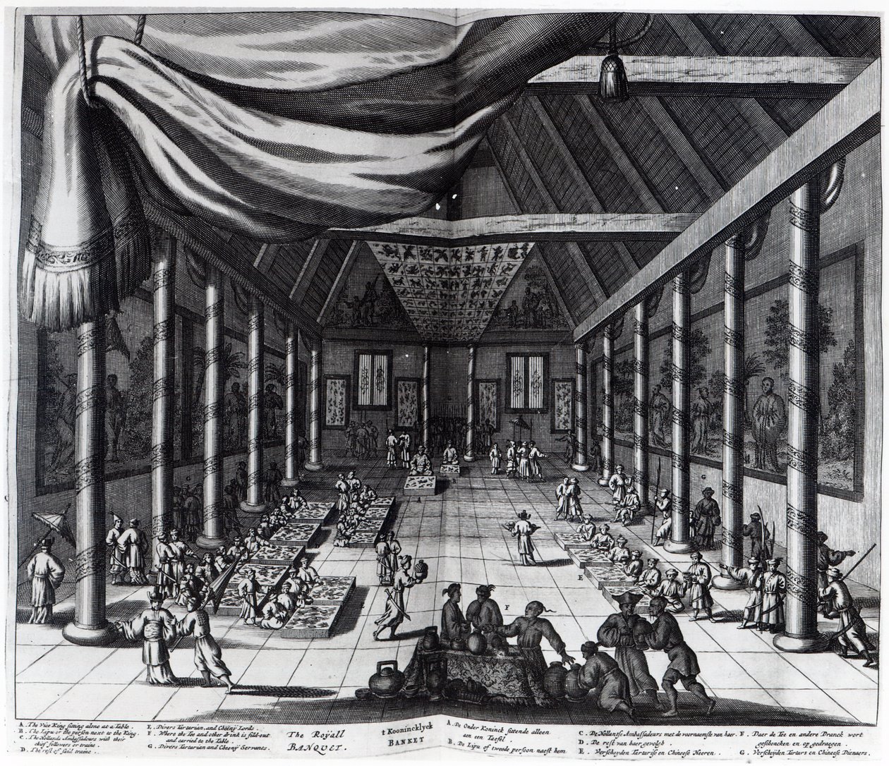 Das königliche Bankett, Illustration aus 