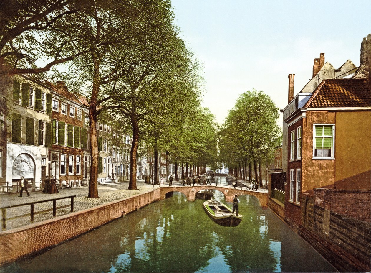 Blick auf einen Kanal in Den Haag von Dutch Photographer