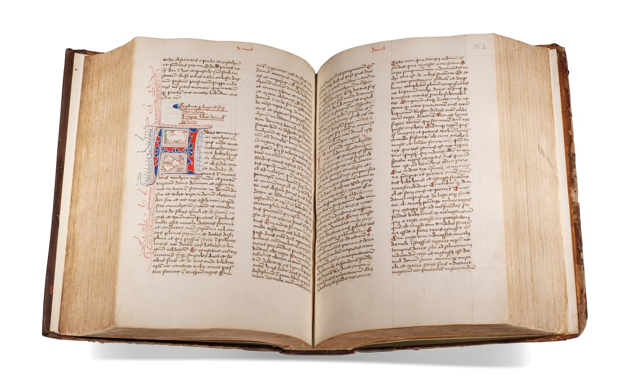 Bibel, mit Prologen, auf Latein, dekoriertes Manuskript auf Papier, Utrecht von Dutch School