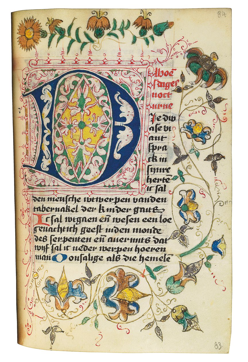 Stundenbuch und Gebetbuch auf Niederländisch, Niederrhein, Emmerich, Kleve, ca. 1480 von Dutch School