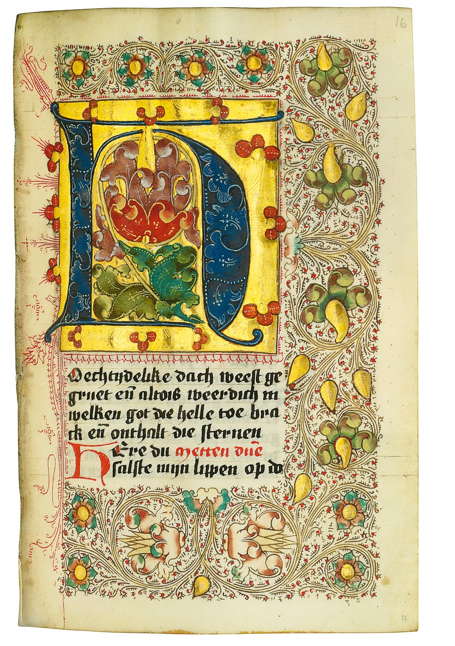 Stundenbuch und Gebetbuch auf Niederländisch, Niederrhein, Emmerich, Kleve, ca. 1480 von Dutch School