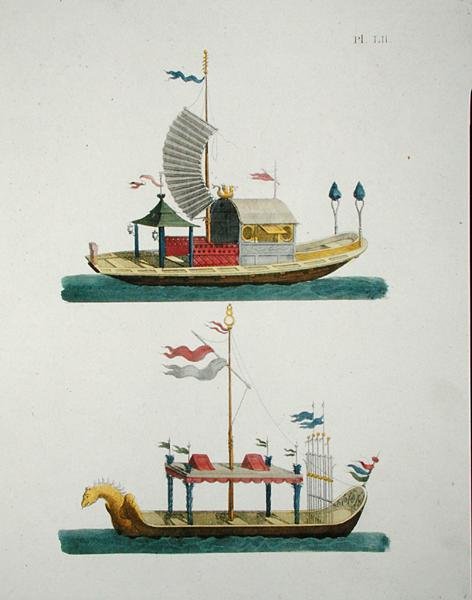 Chinesische Zierboote, aus 