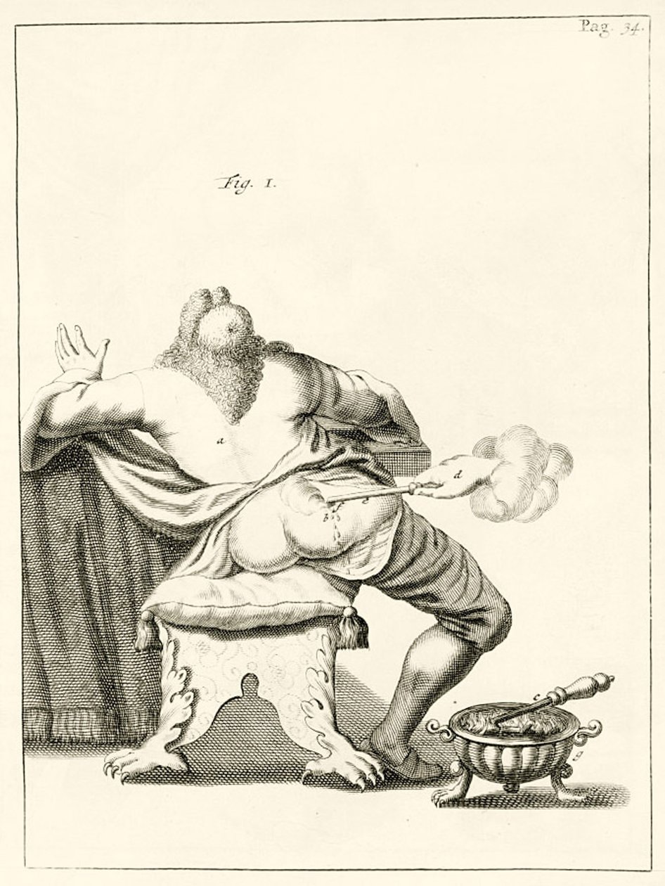 Lanzieren eines Furunkels am Gesäß, aus Exercitationes Practicae circa Medendi Methodum von Frederik Dekkers, 1694 von Dutch School