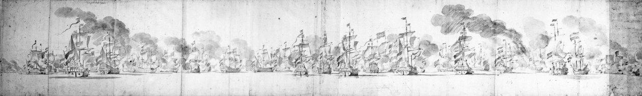 Die Schlacht von Solebay, 28. Mai 1672 von Dutch School