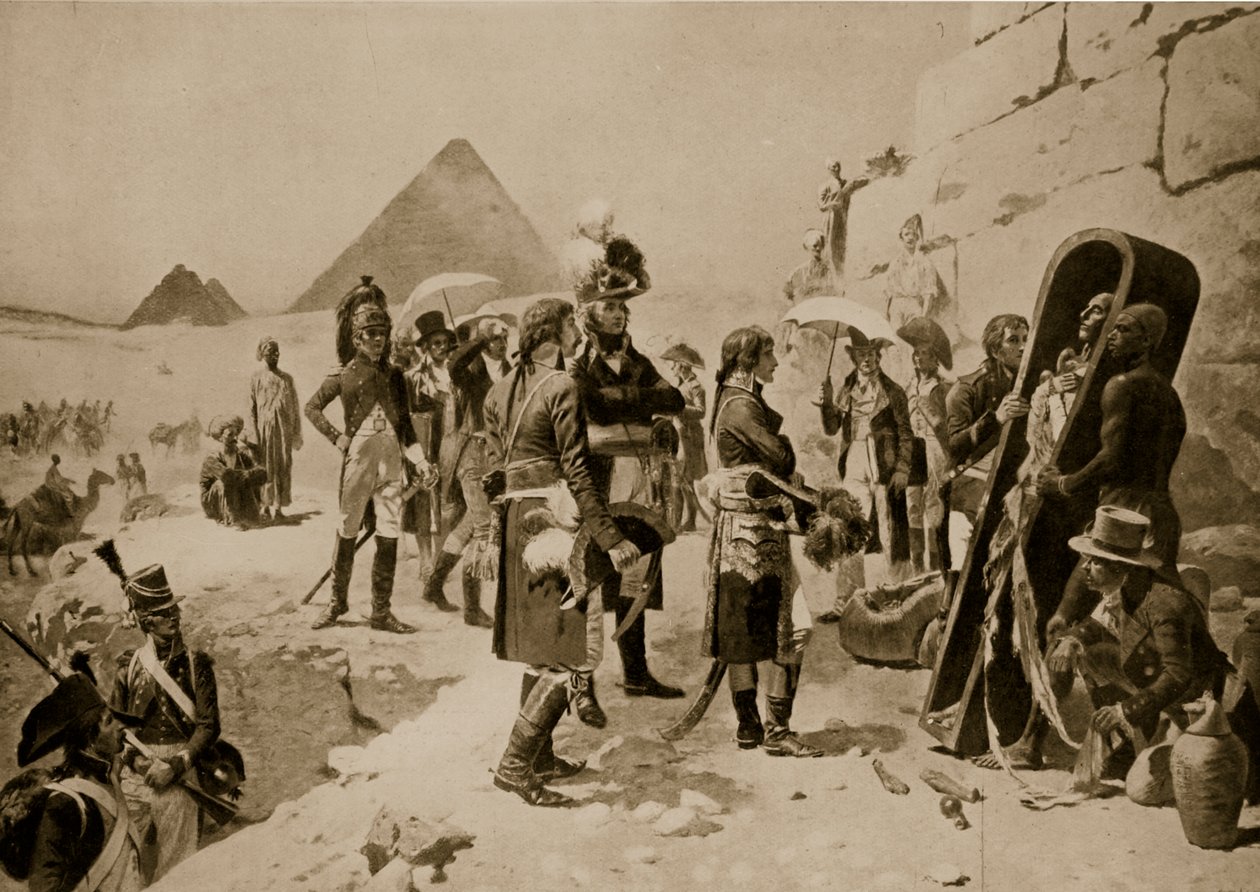 Napoleon in Ägypten, Illustration aus 