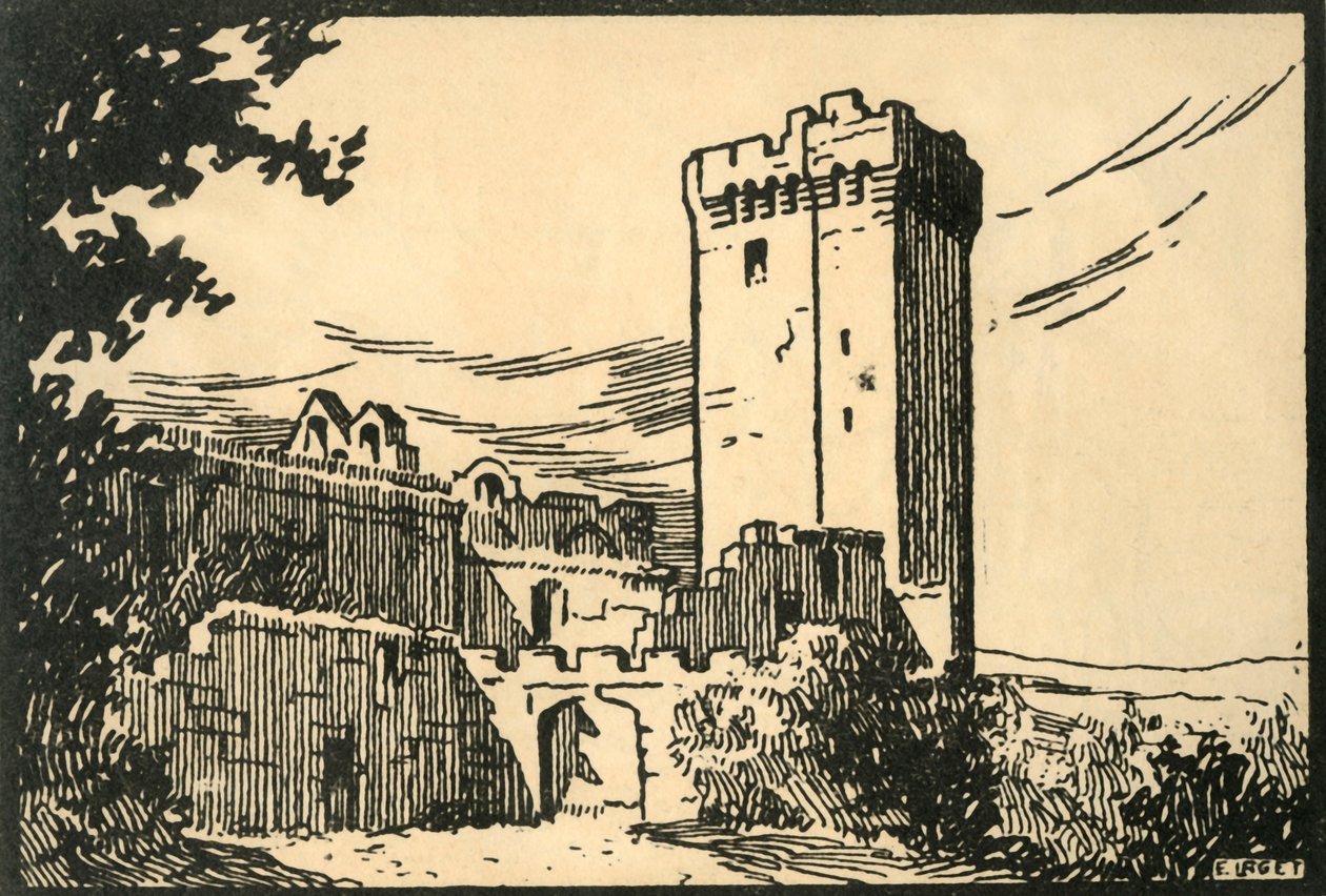 Abbaye De Montmajour - Die alte Abtei von Montmajour von E Laget