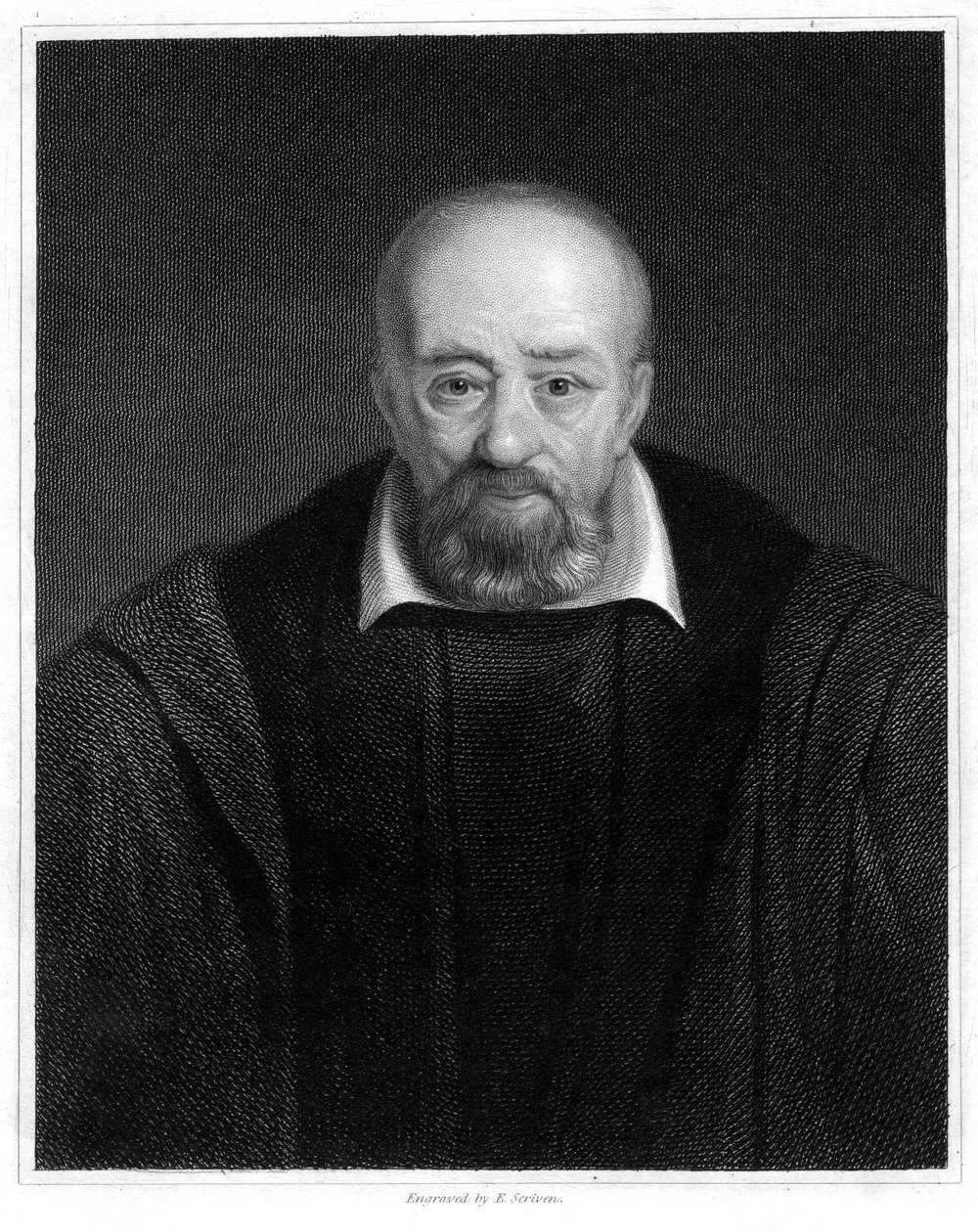 George Buchanan, schottischer Historiker und Humanist, 1833 von E. Scriven