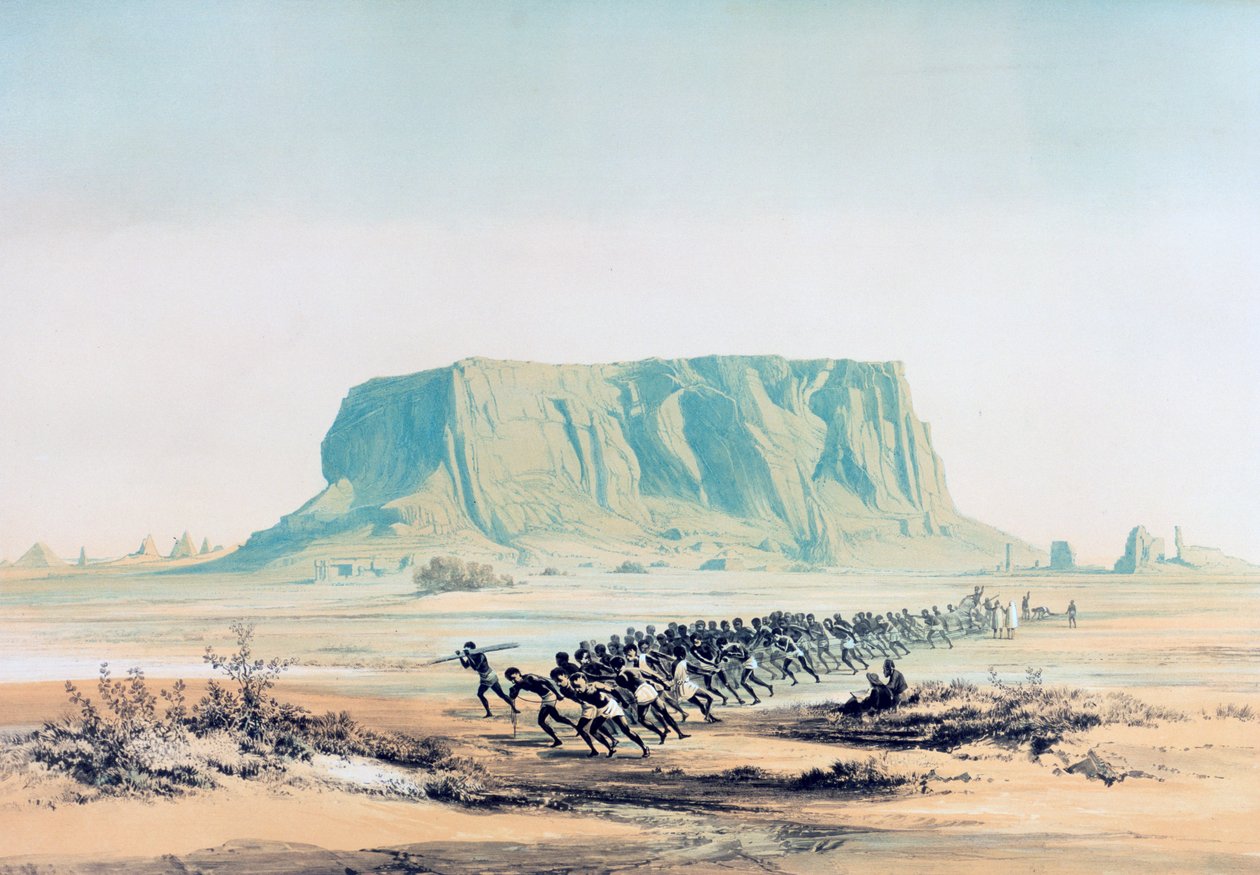 Blick auf den Berg Barkal, Sudan von E Weidenbach