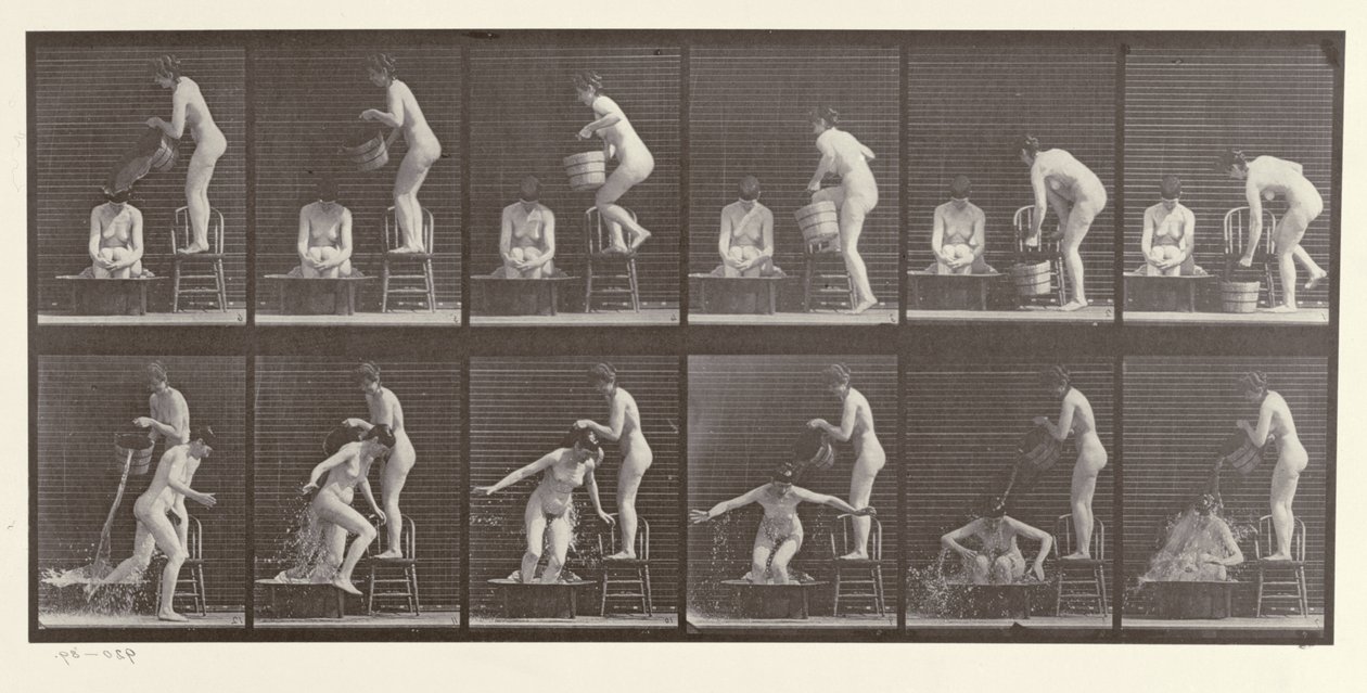 Zwei Frauen beim Baden, Tafel 406 aus 