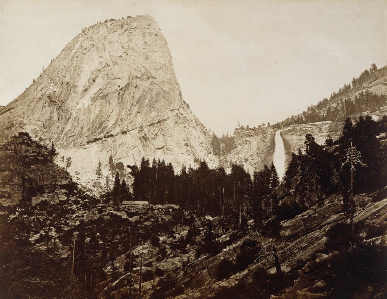 Cap of the Liberty, Yosemite-Tal, 1872 von Eadweard Muybridge