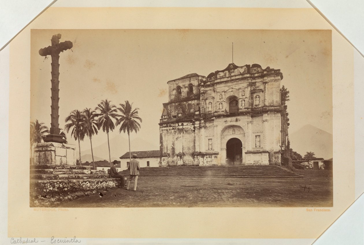 Kathedrale, Escuintla, Guatemala von Eadweard Muybridge