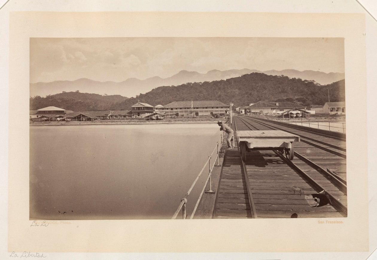 La Libertad, El Salvador von Eadweard Muybridge