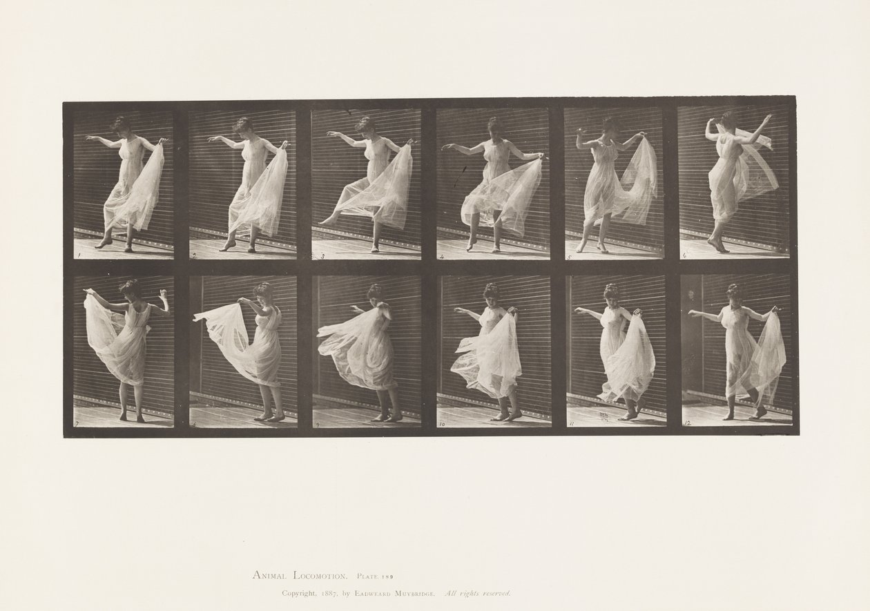 Tafel 189. Tanzen (fantasievoll) von Eadweard Muybridge
