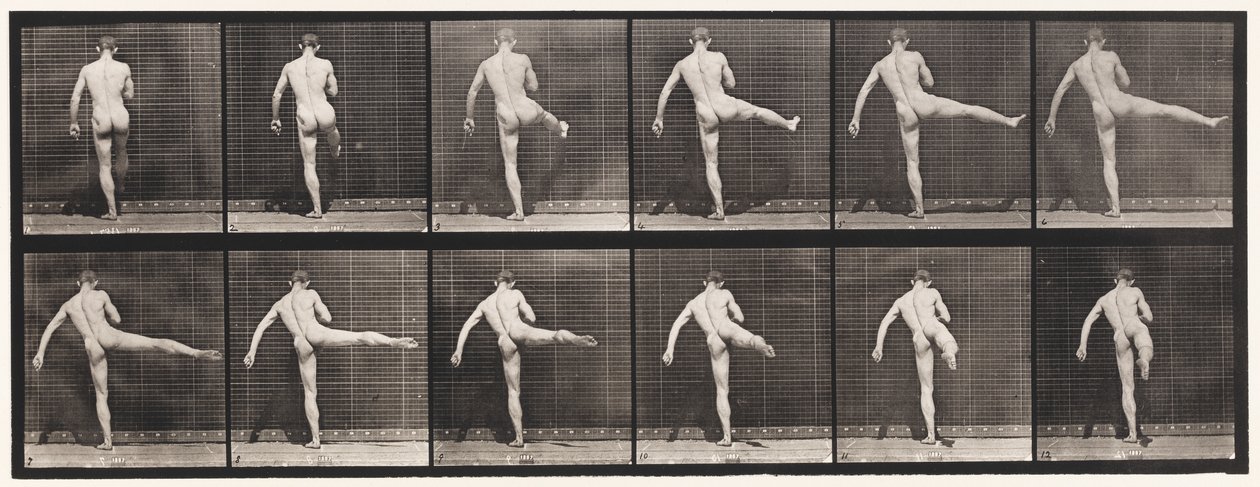 Tafel 369. Erste Ballettaktion von Eadweard Muybridge