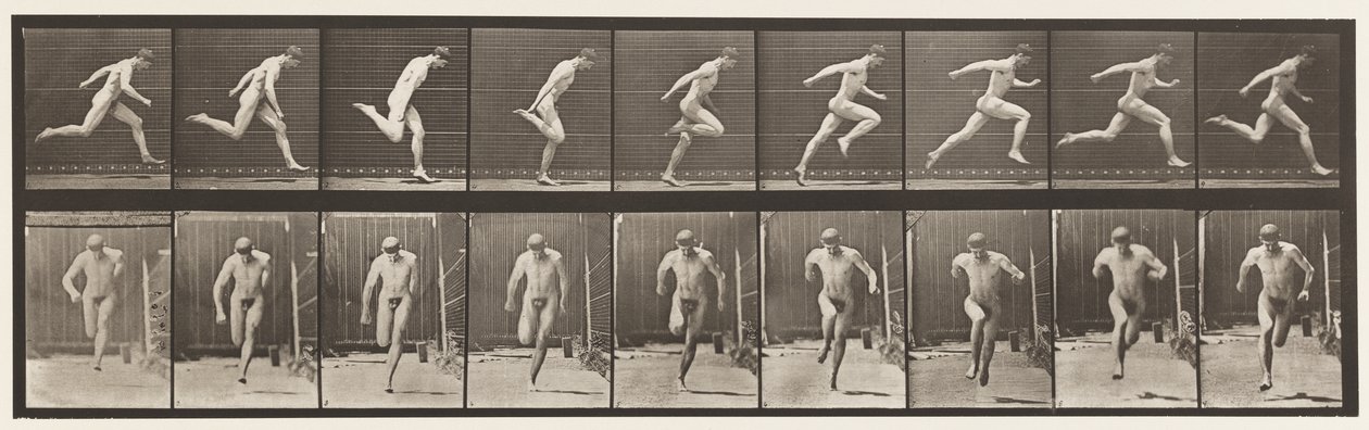 Tafel 68. Laufen von Eadweard Muybridge