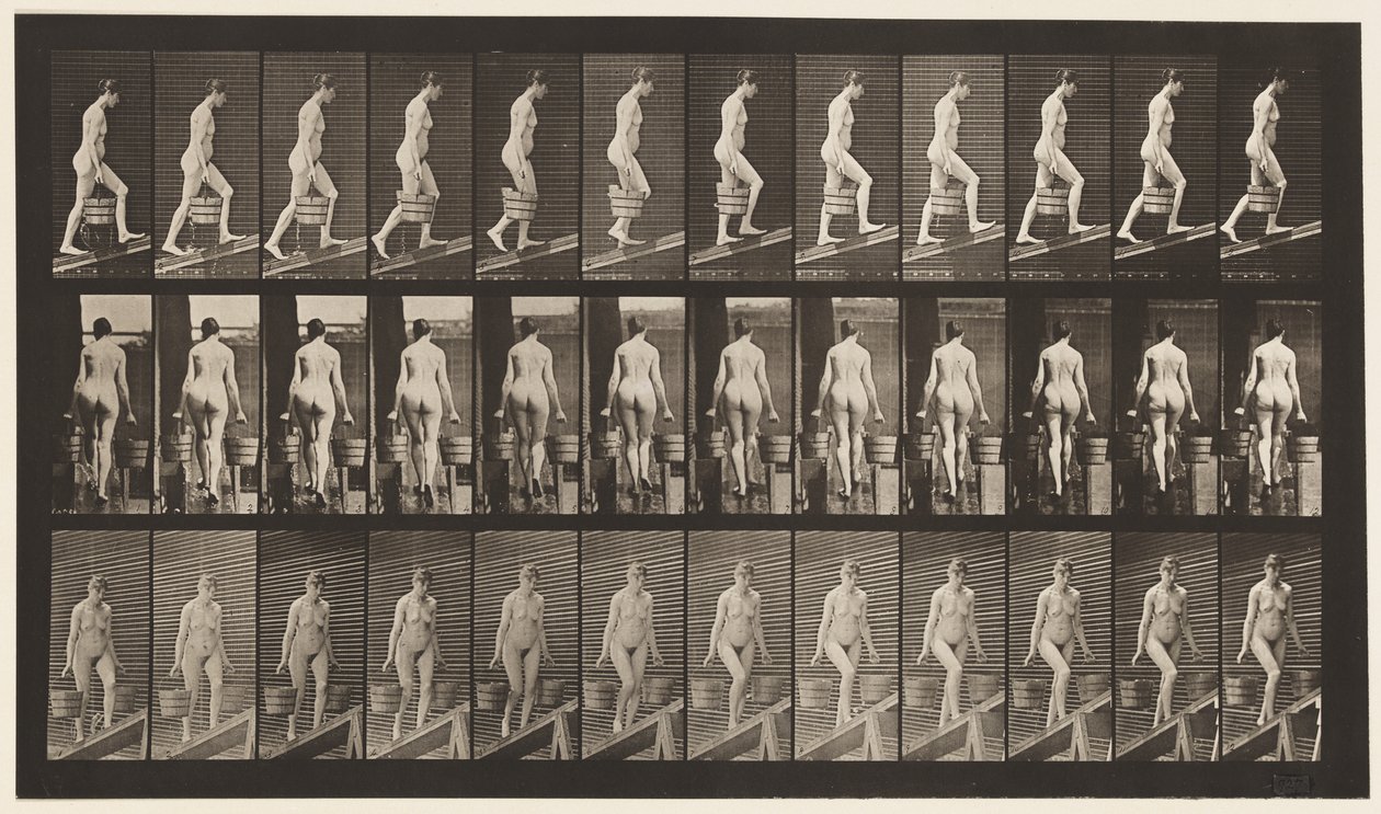 Tafel 81. Steigung hinaufsteigen von Eadweard Muybridge
