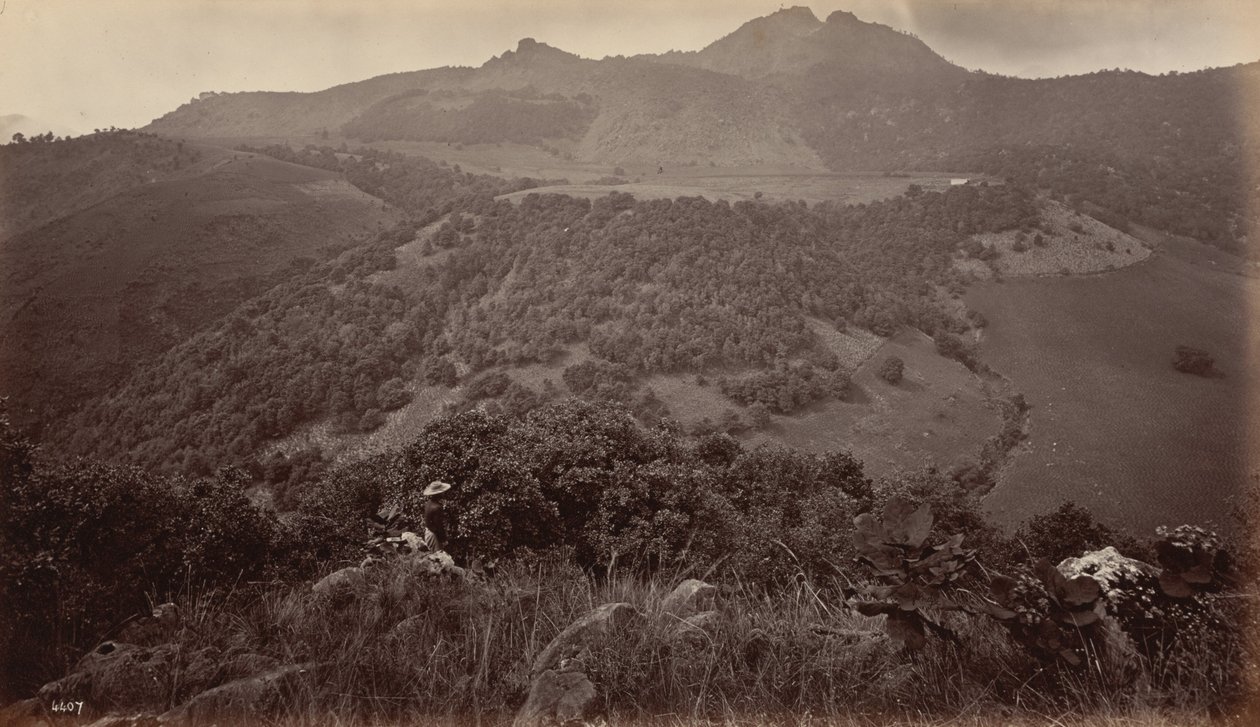 Vulkan Santa María, Quetzaltenango, Guatemala von Eadweard Muybridge