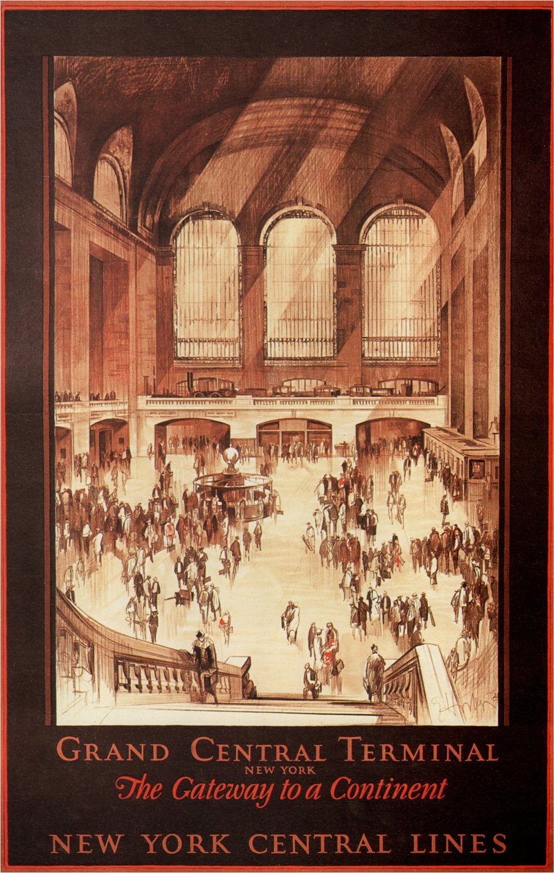 Grand Central Terminal, New York, 1927 von Earl Horter