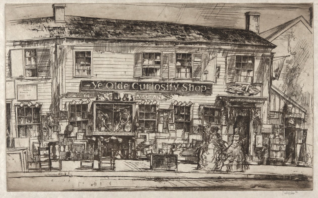 Ye Olde Curiosity Shop, Nantucket von Earl Horter