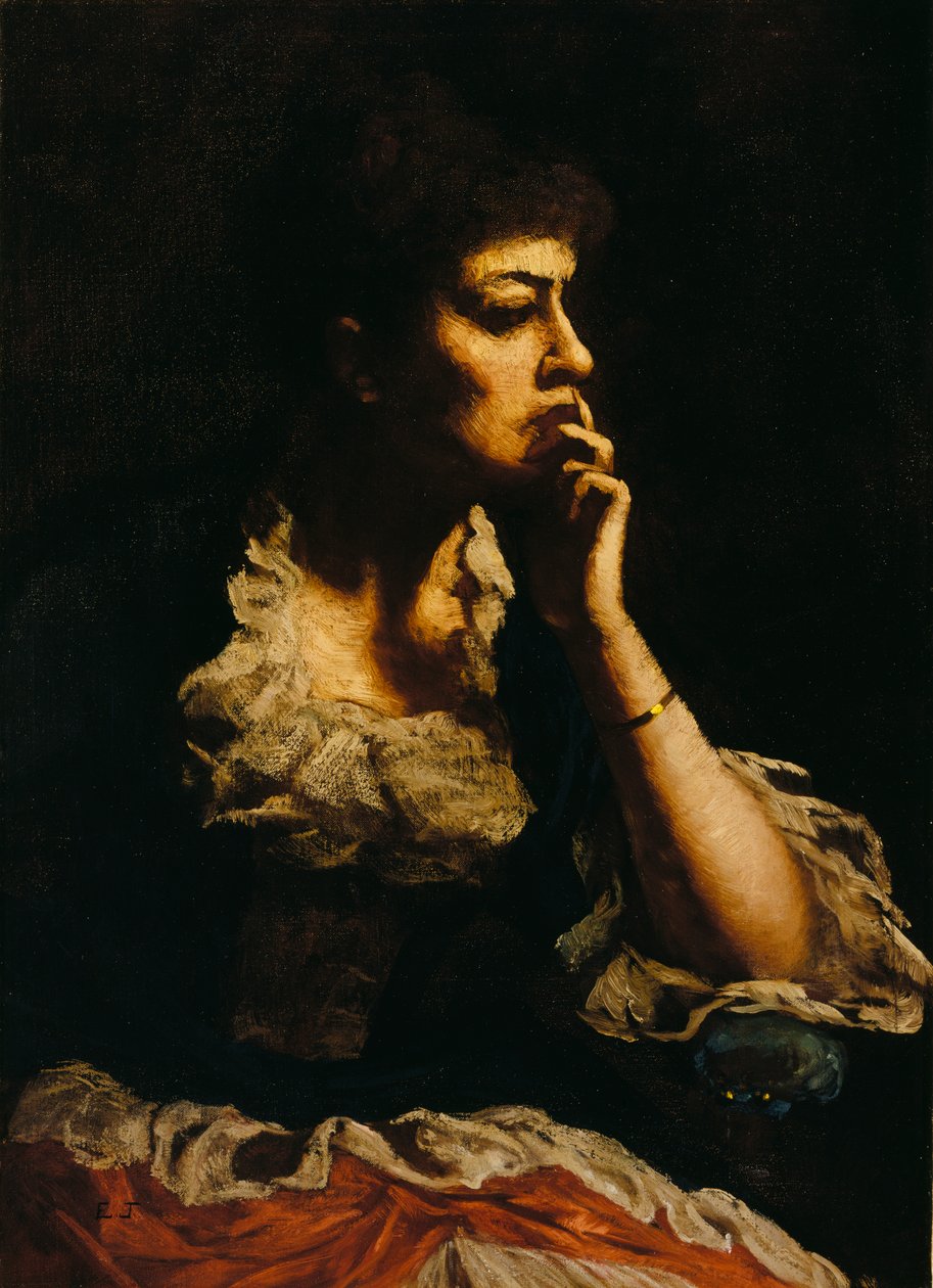 Porträt von Mrs. Eastman Johnson, ca. 1888 von Eastman Johnson
