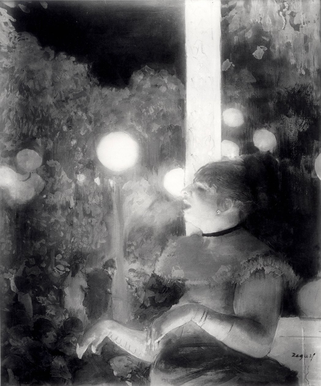 Das Café-Konzert oder Das Lied des Hundes, 1875-77 von Edgar Degas