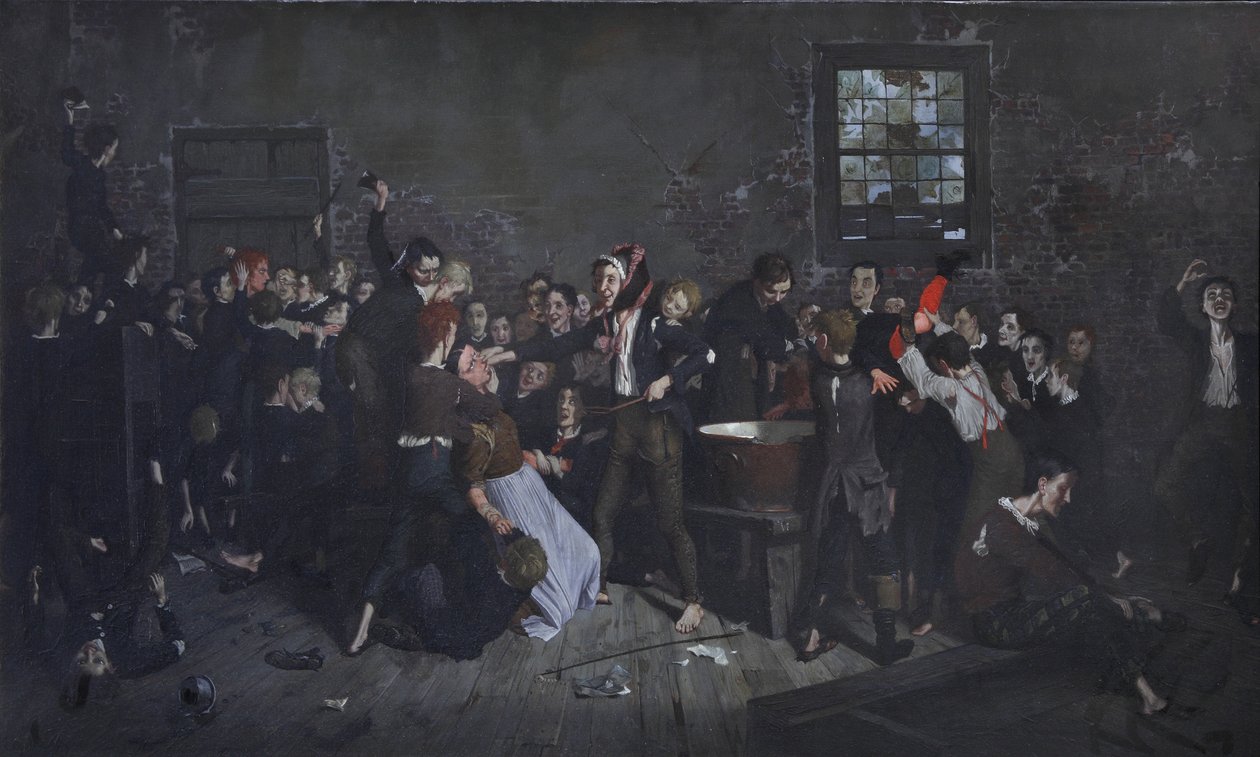 Dotheboys Hall löst sich für immer auf, 1862-1922 von Edgar Bundy