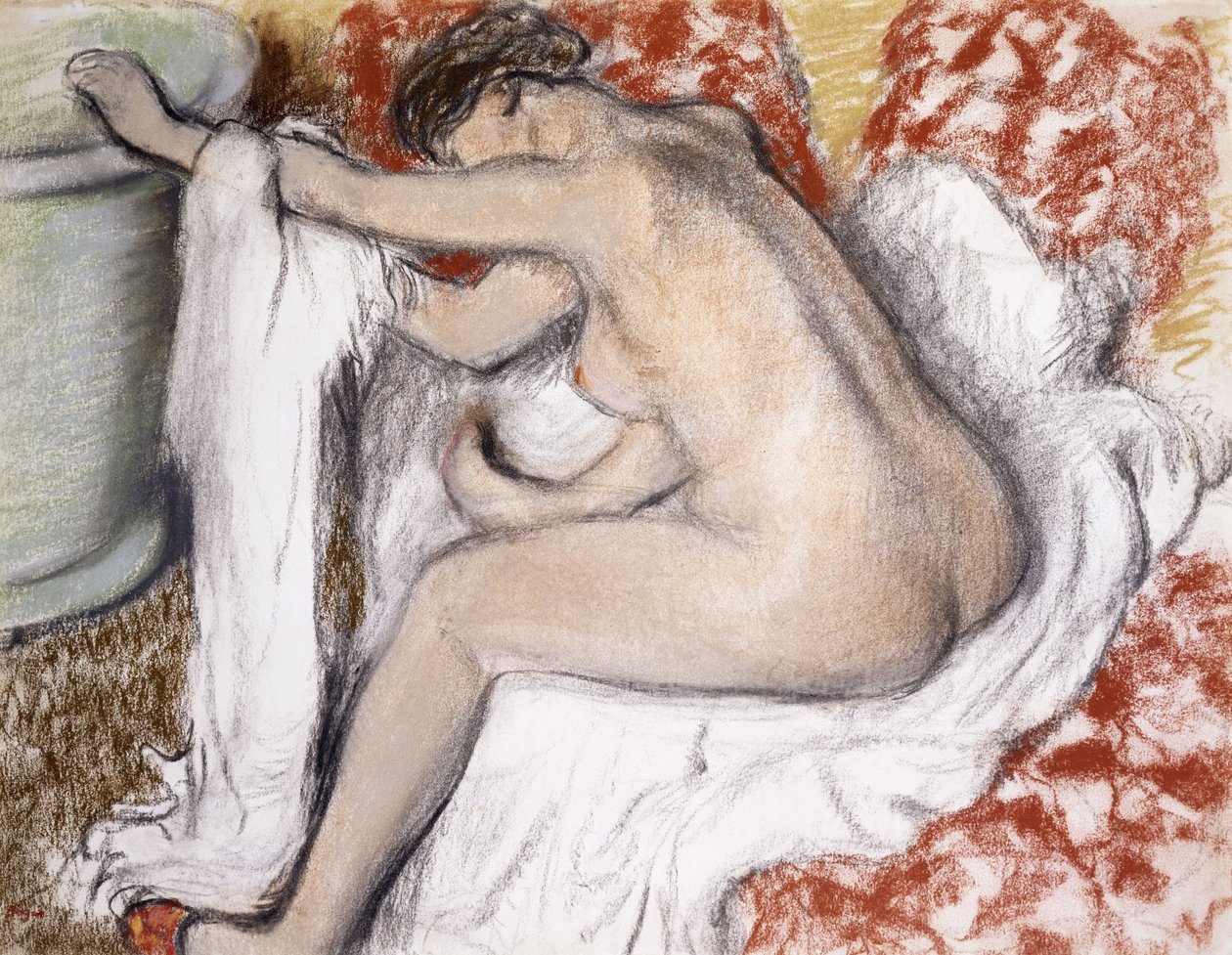 Nach dem Bad (Frau trocknet sich); La Sortie du Bain (Femme S