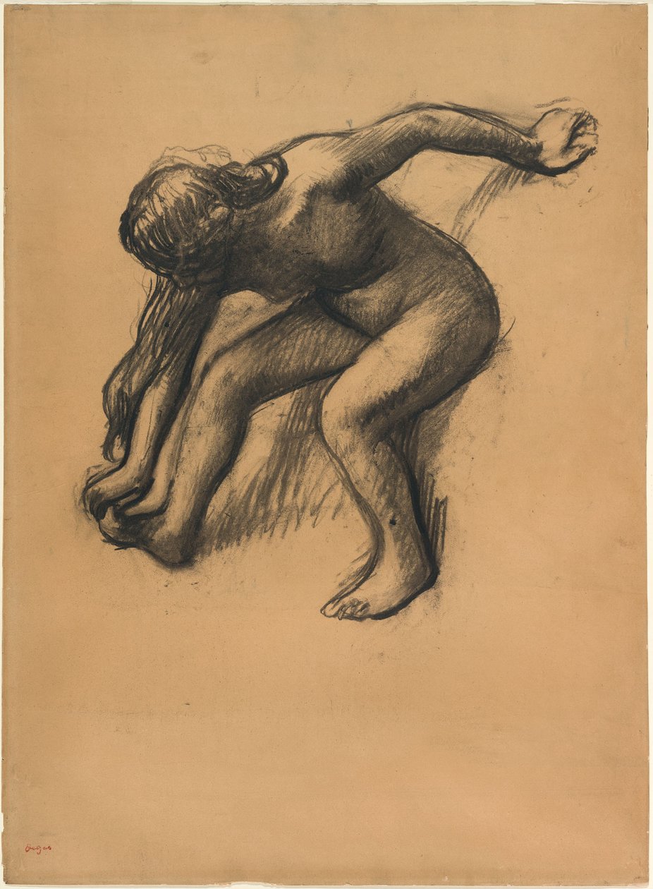 Nach dem Bad von Edgar Degas