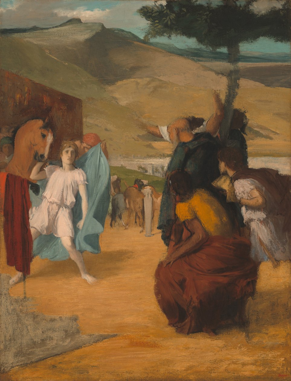Alexander und Bucephalus von Edgar Degas