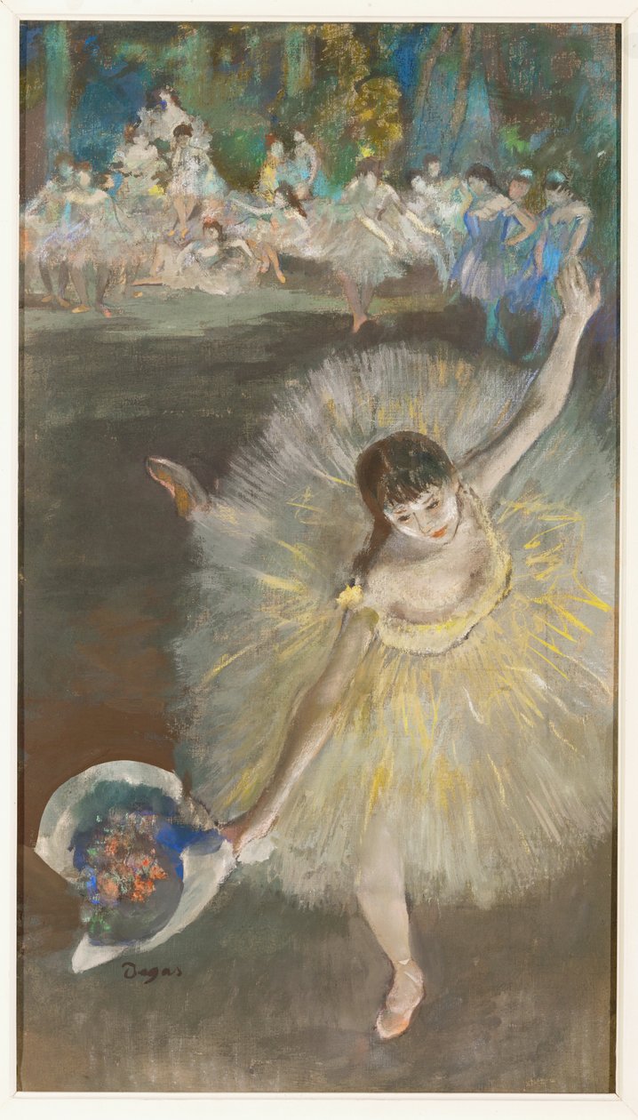 Tänzerin in Arabeske von Edgar Degas
